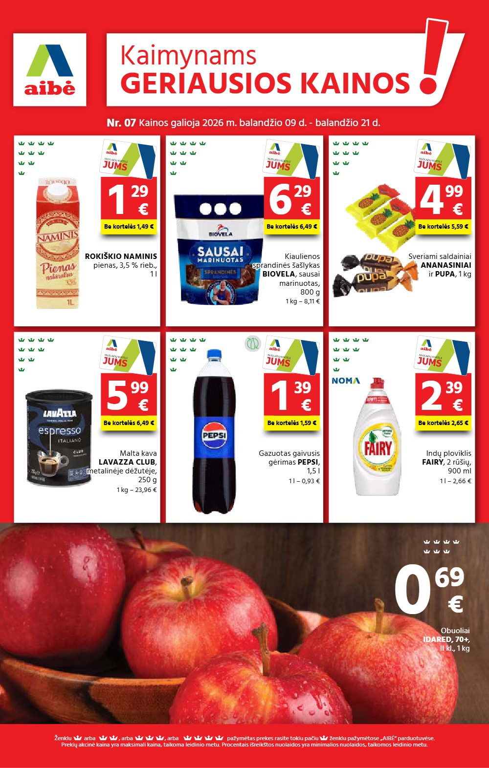 Aibė akcijų leidinys - balandžio 9 – page 1
