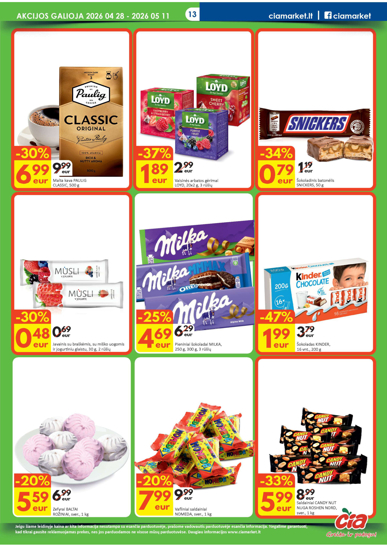 Čia Market akcijų leidinys - balandžio 28 – page 13