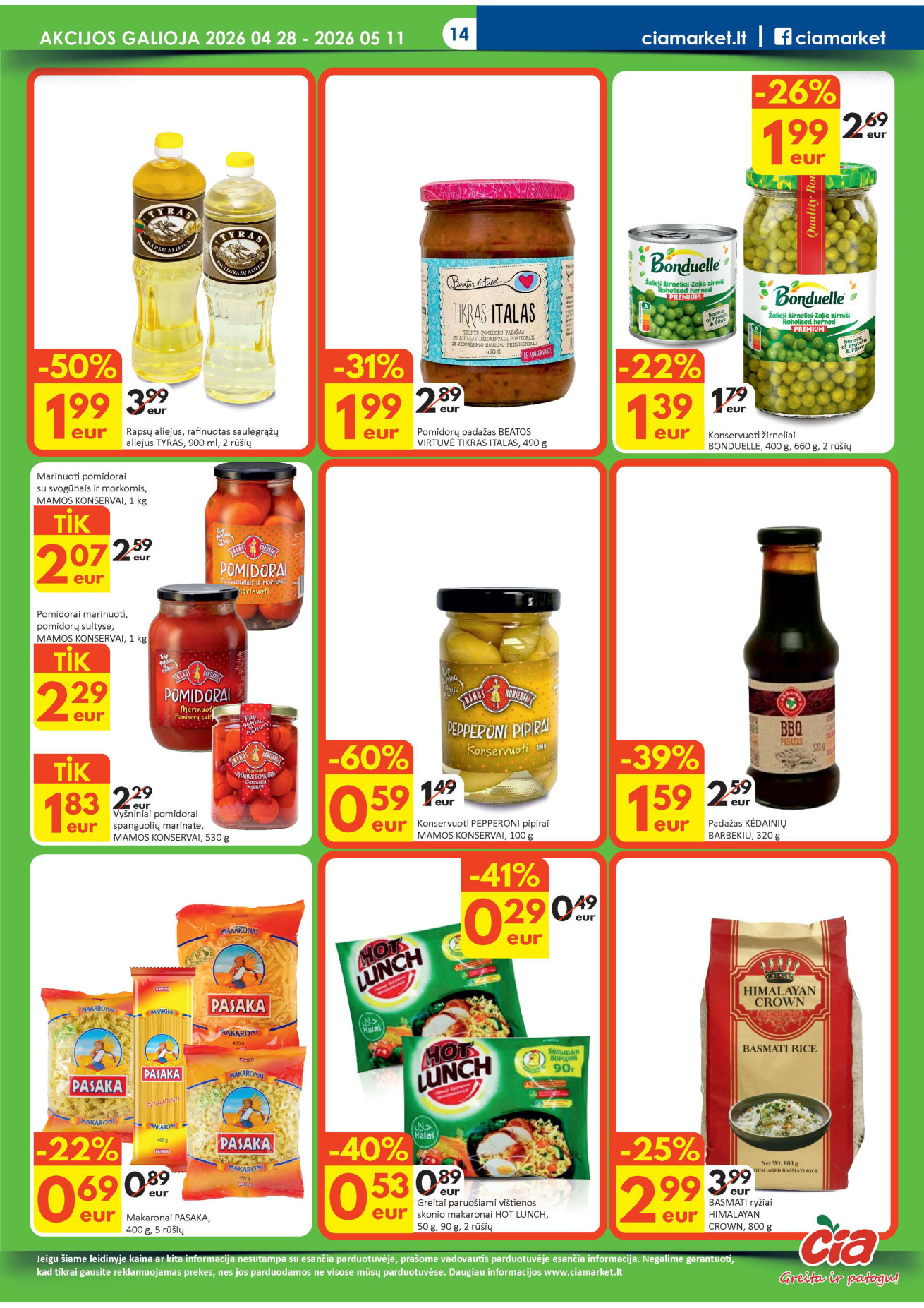 Čia Market akcijų leidinys - balandžio 28 – page 14