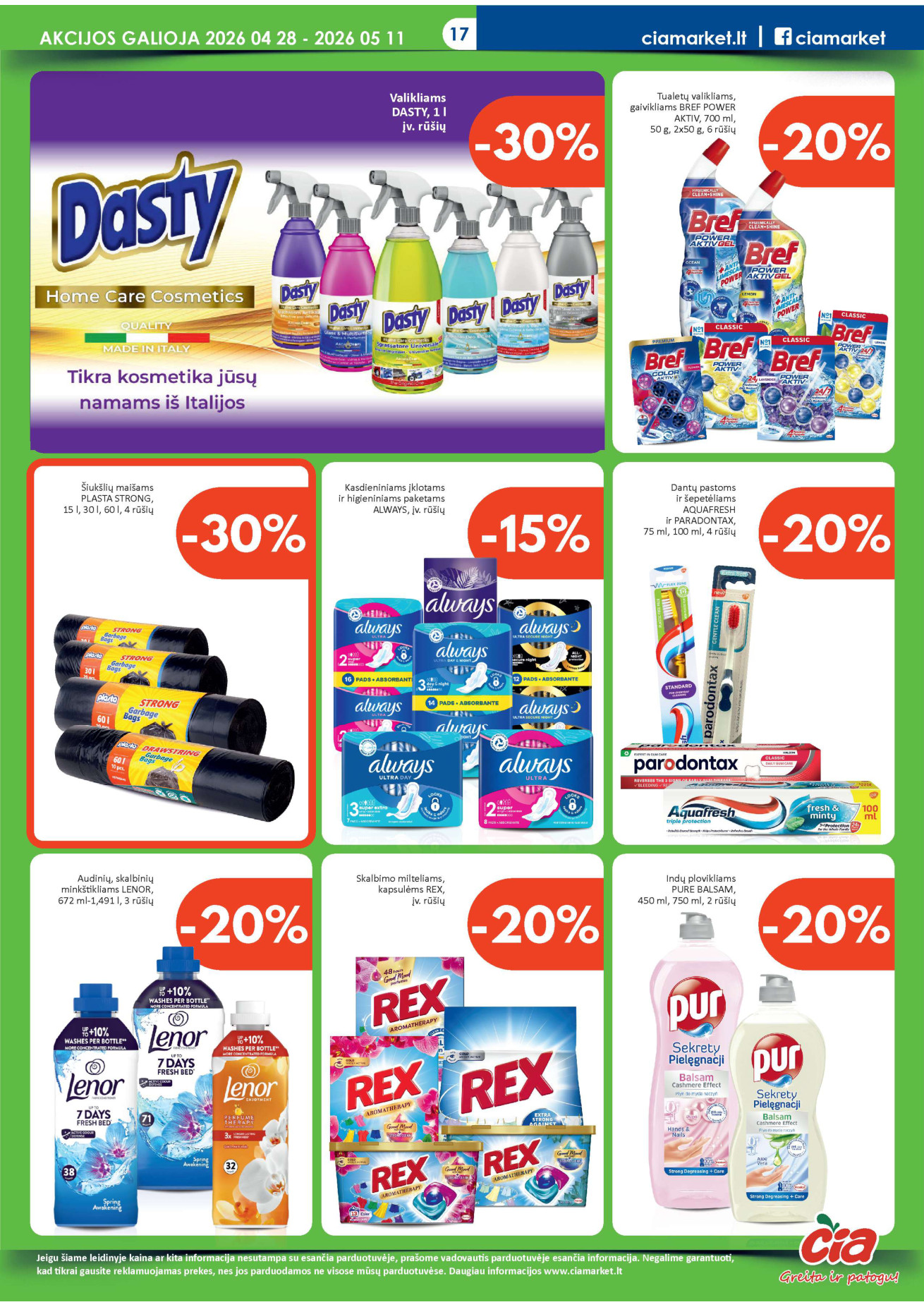 Čia Market akcijų leidinys - balandžio 28 – page 17