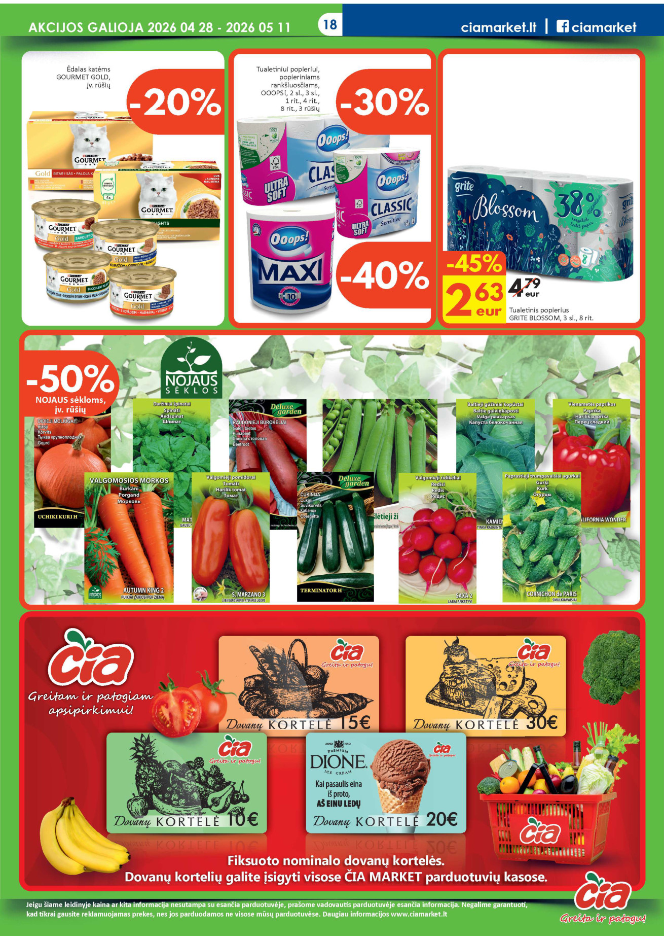 Čia Market akcijų leidinys - balandžio 28 – page 18