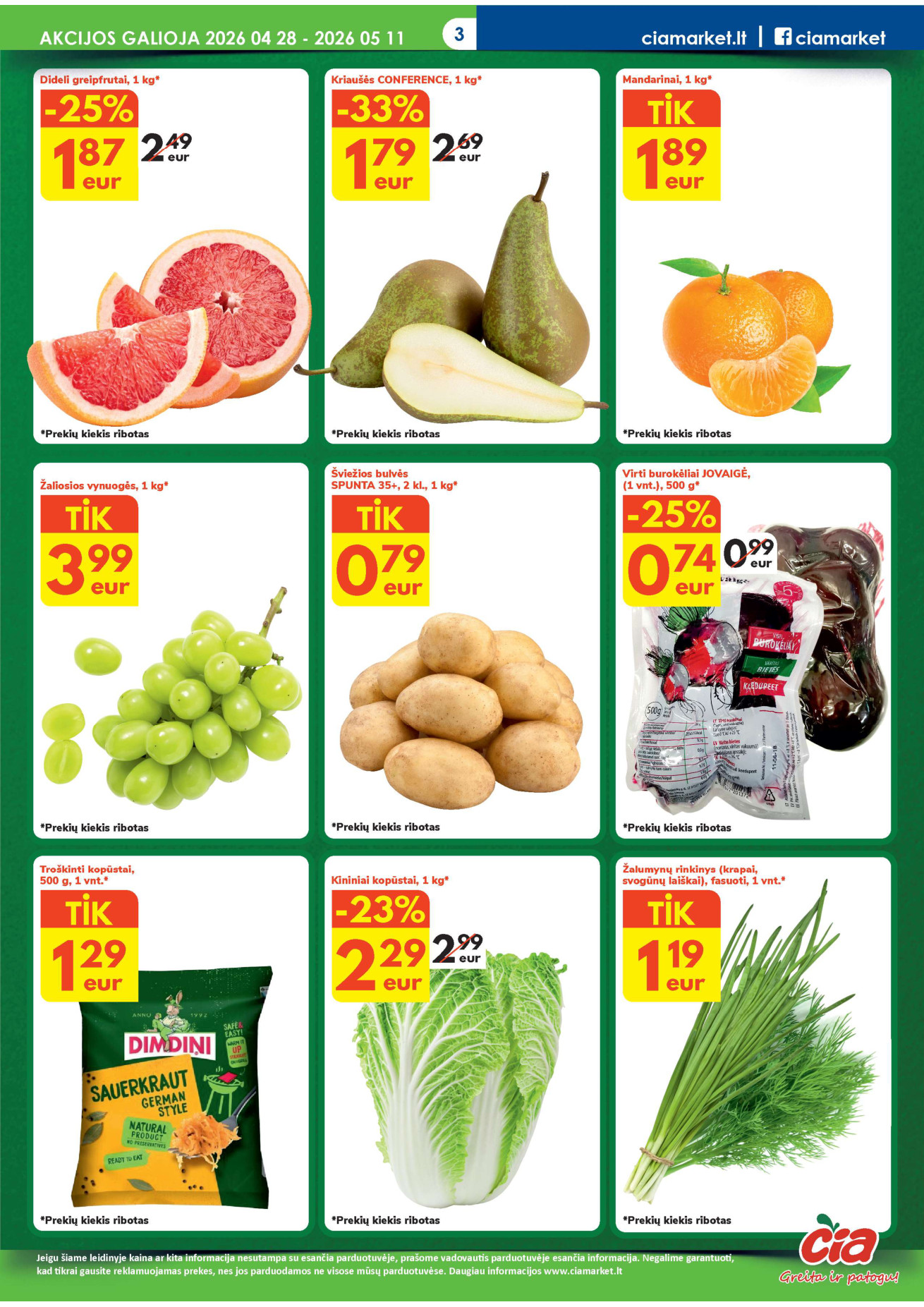Čia Market akcijų leidinys - balandžio 28 – page 3