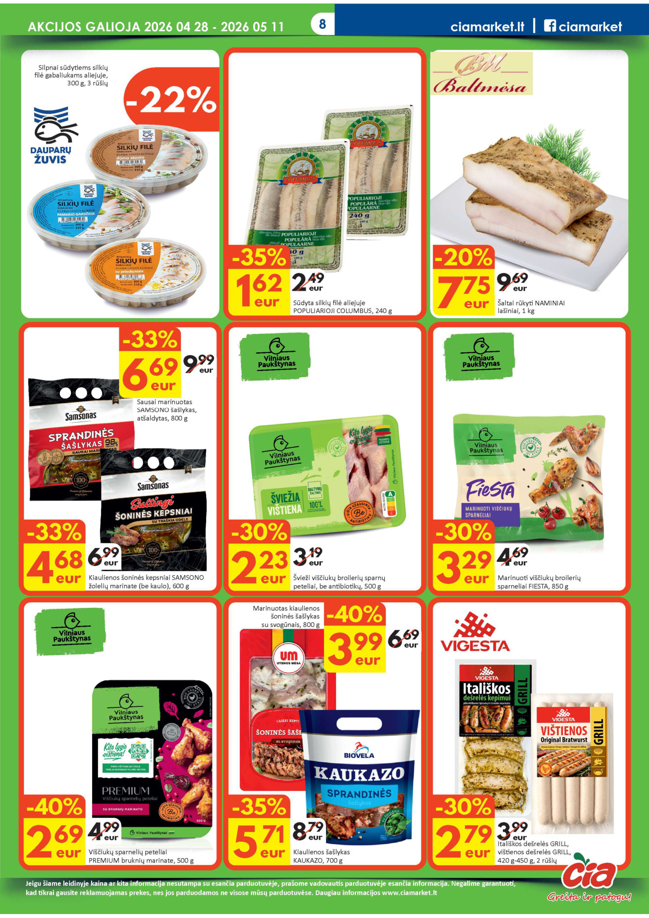 Čia Market akcijų leidinys - balandžio 28 – page 8