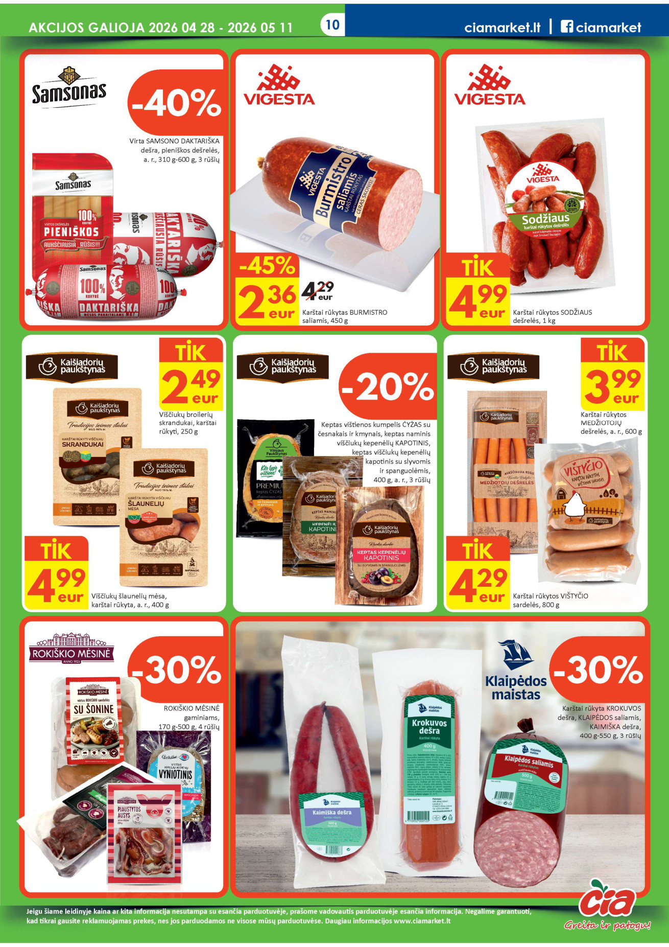 Čia Market akcijų leidinys - balandžio 28 – page 10