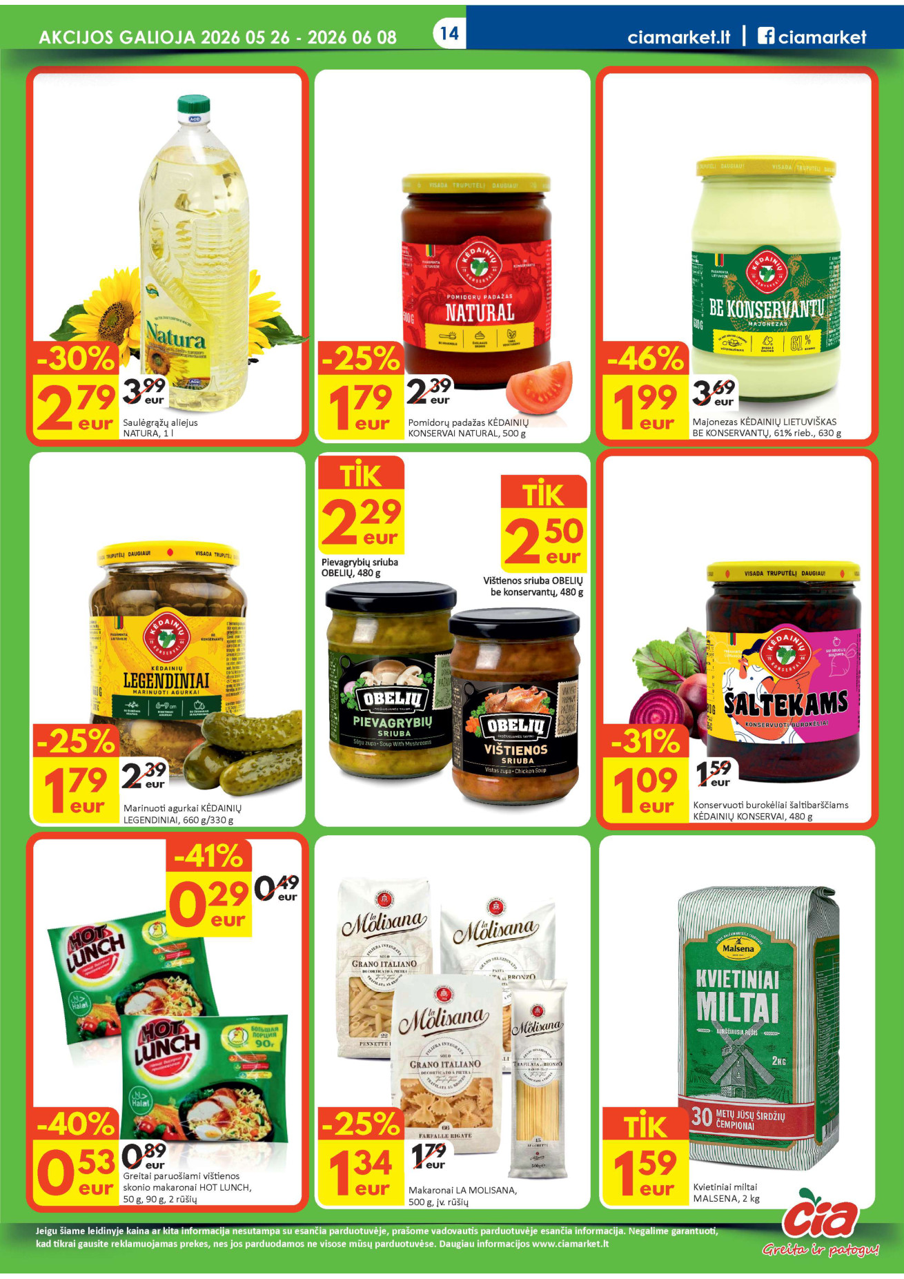 Čia Market akcijų leidinys - gegužės 26 – page 14