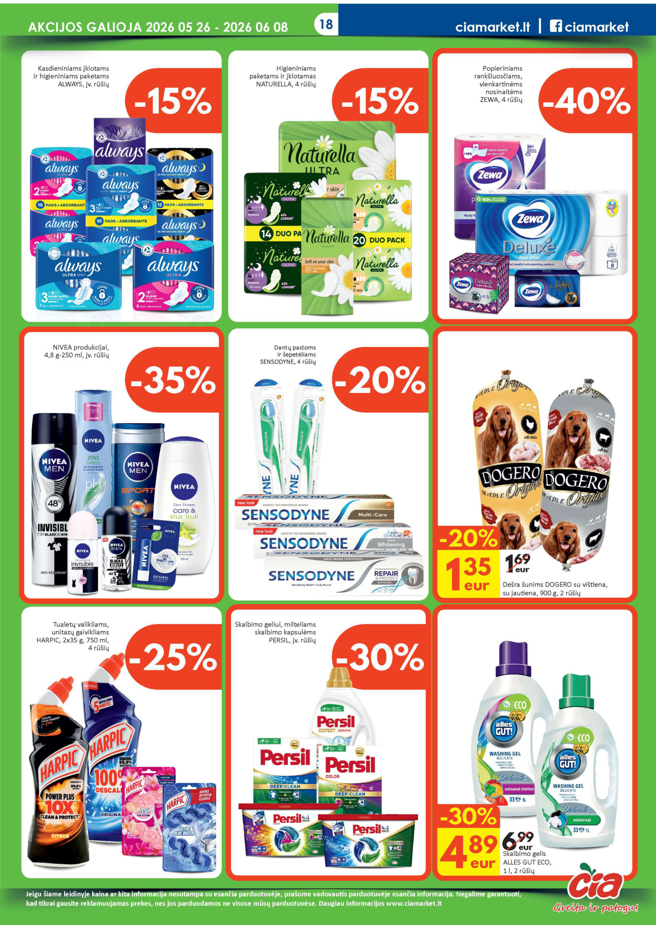 Čia Market akcijų leidinys - gegužės 26 – page 18