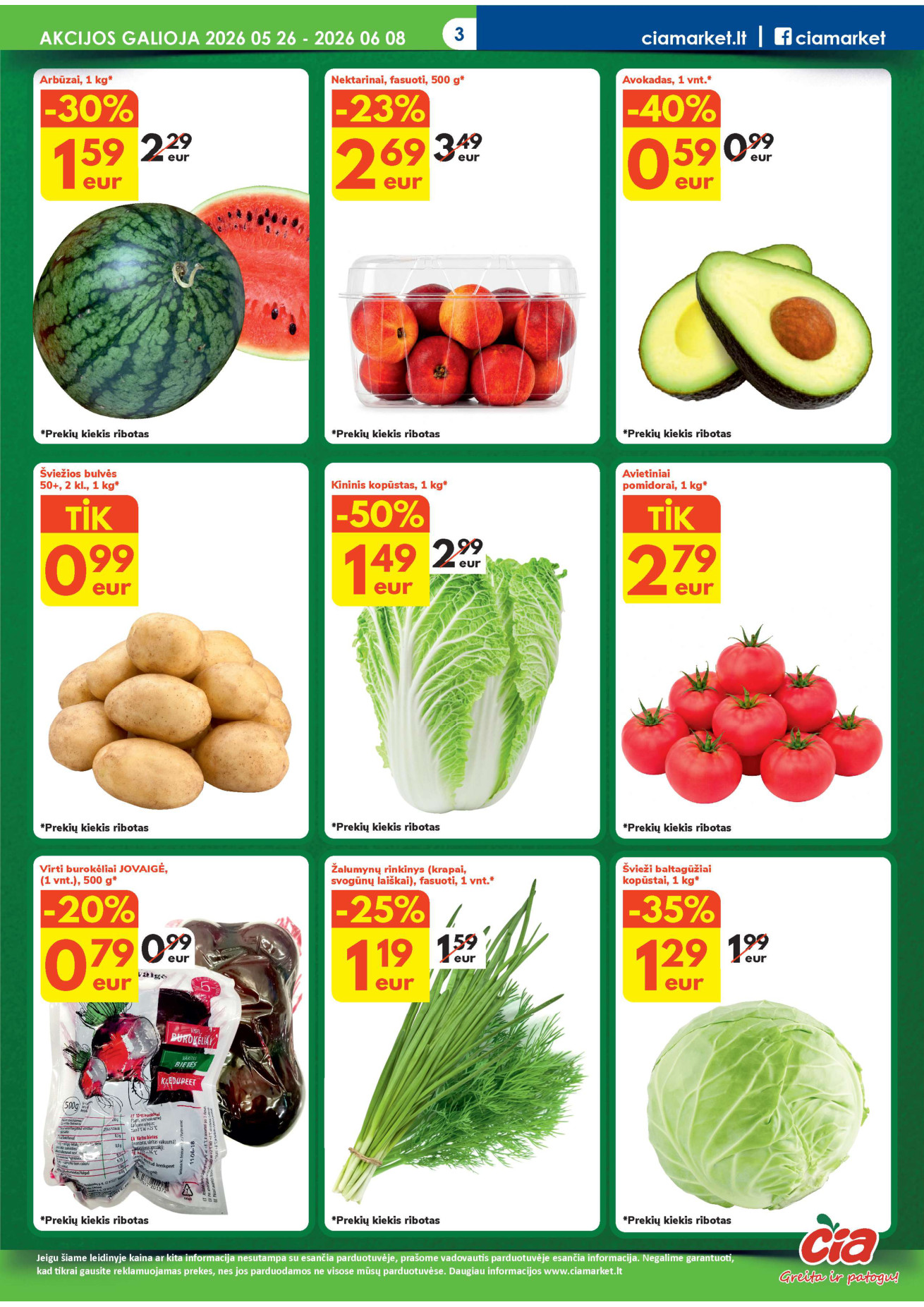 Čia Market akcijų leidinys - gegužės 26 – page 3