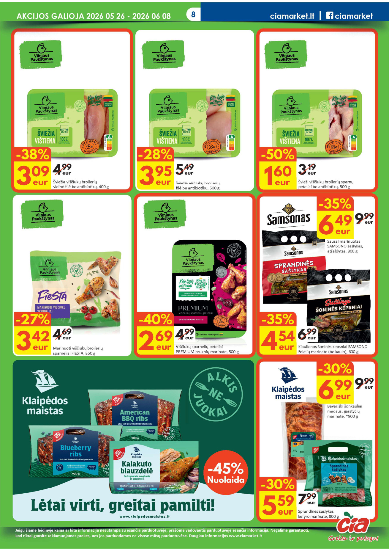 Čia Market akcijų leidinys - gegužės 26 – page 8