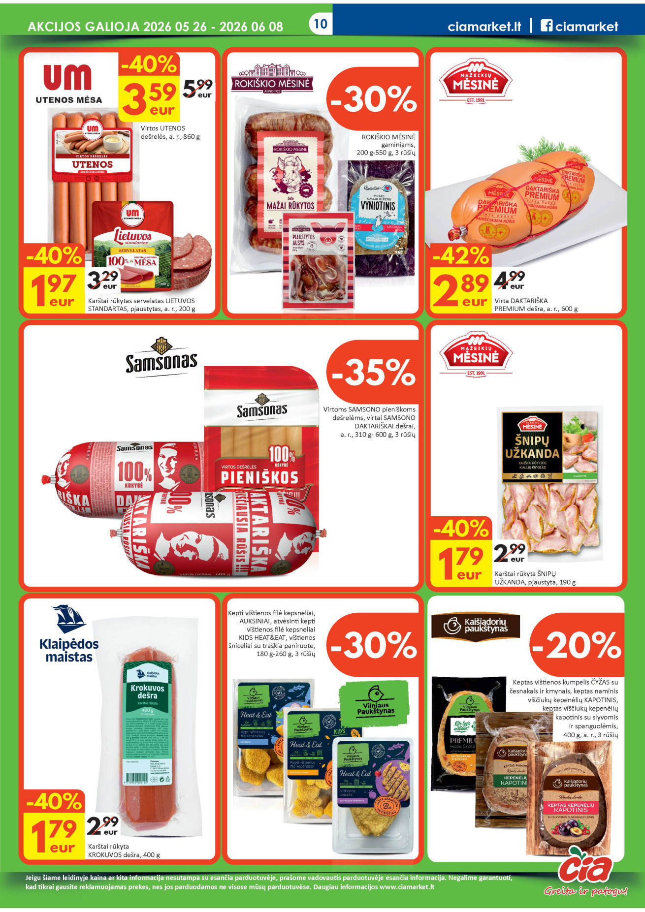Čia Market akcijų leidinys - gegužės 26 – page 10
