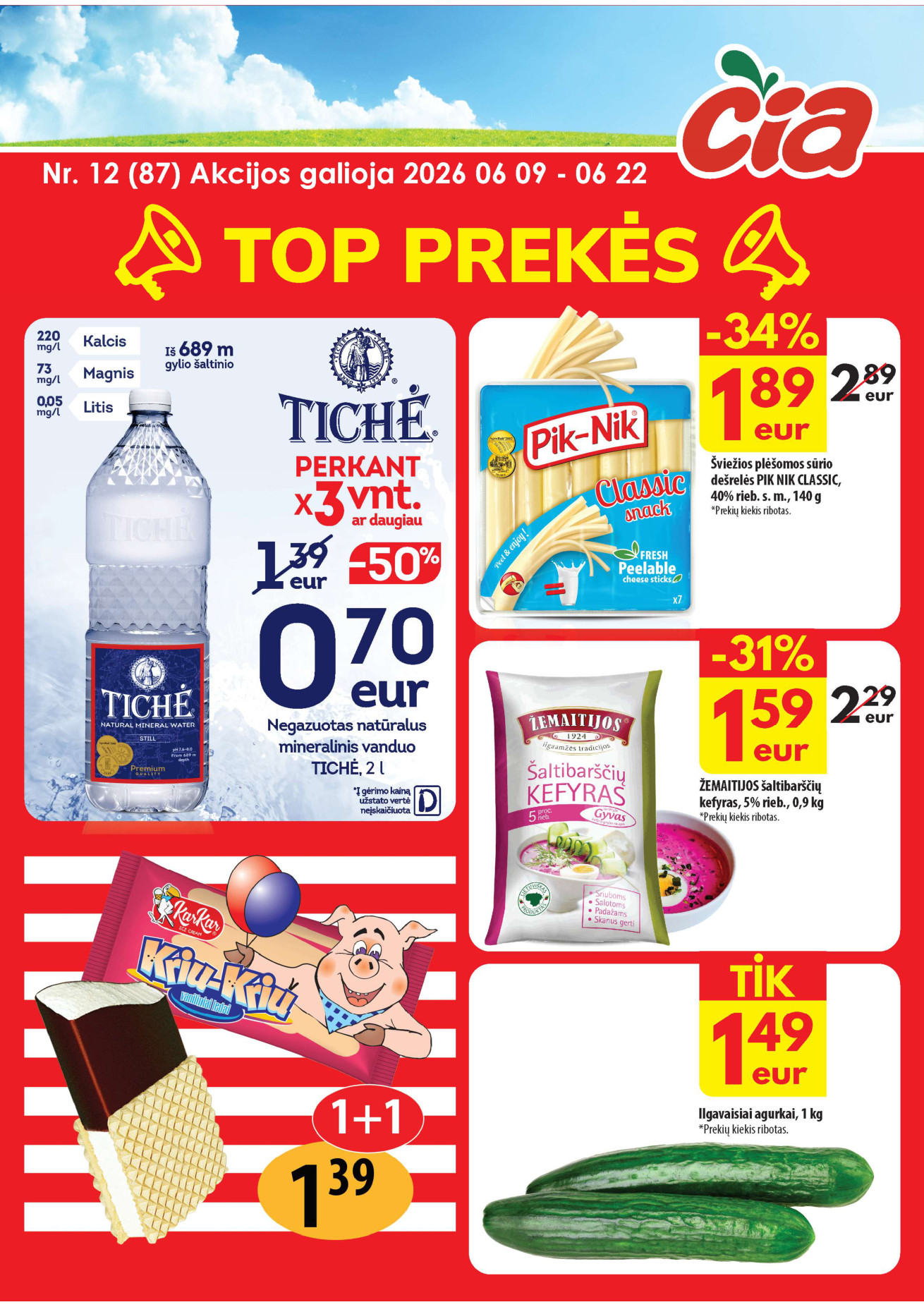 Čia Market akcijų leidinys - Birželio 09 – page 1
