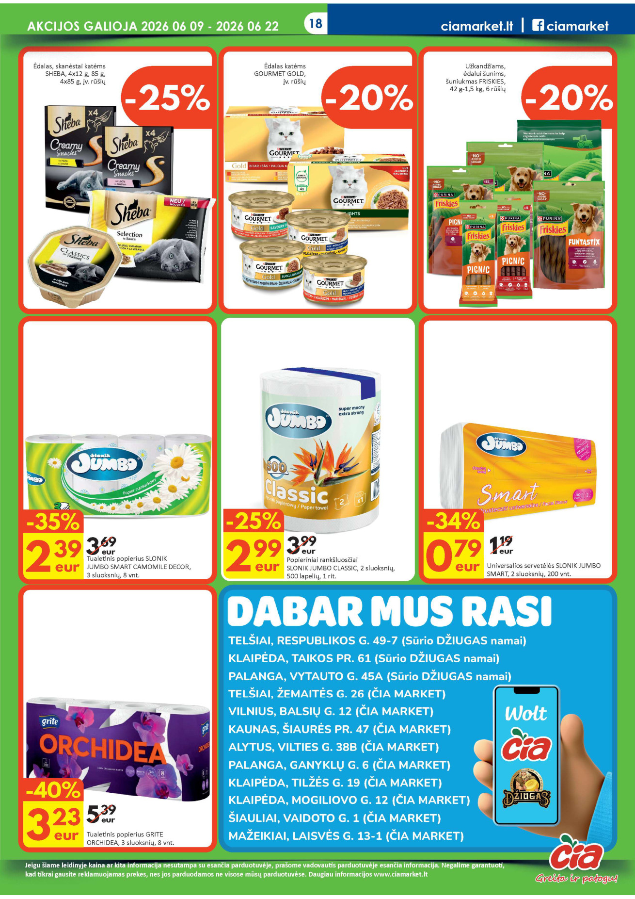 Čia Market akcijų leidinys - Birželio 09 – page 18