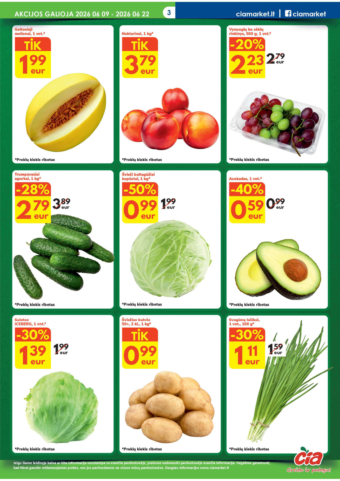 Čia Market akcijų leidinys - Birželio 09 – page 3
