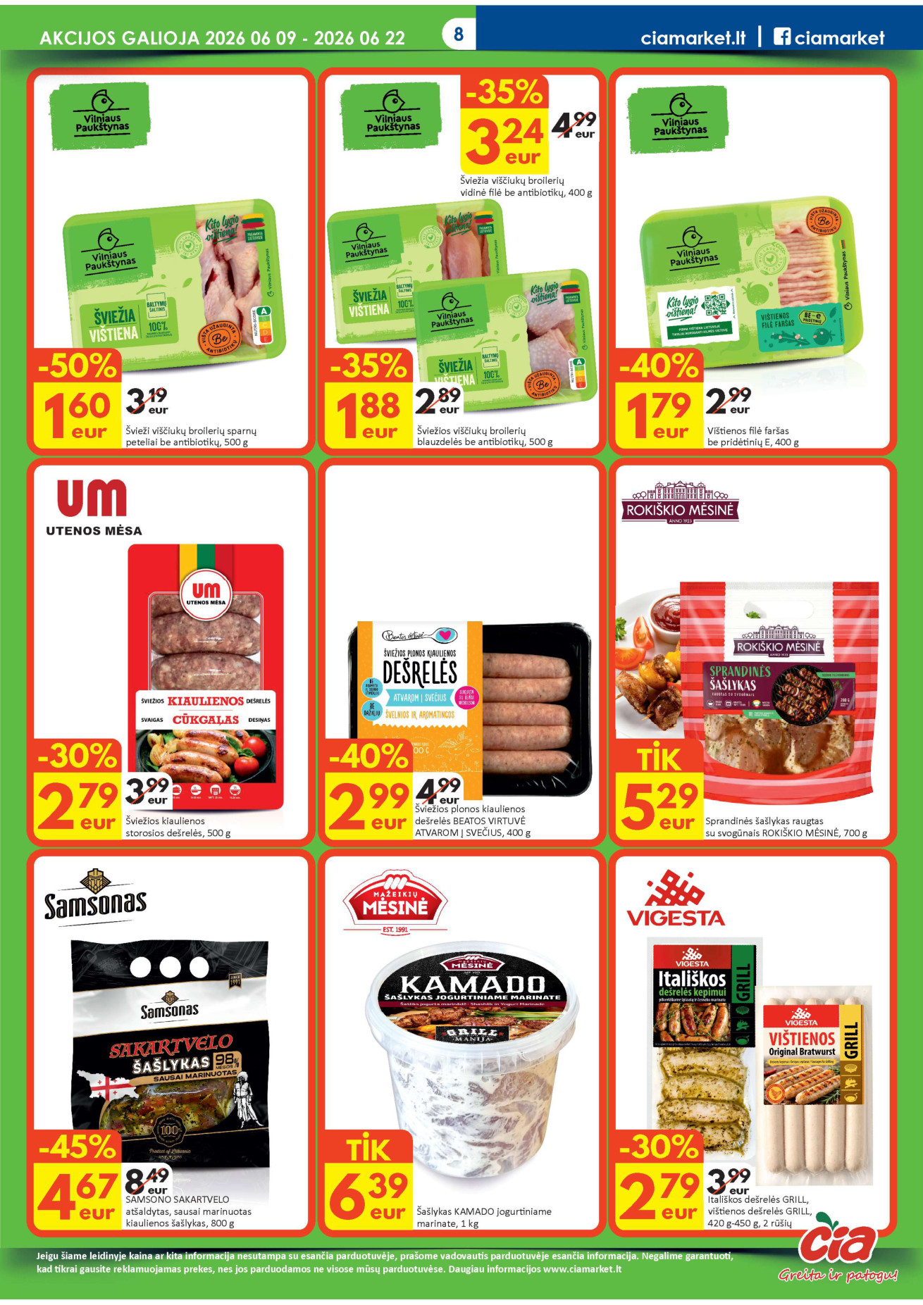 Čia Market akcijų leidinys - Birželio 09 – page 8