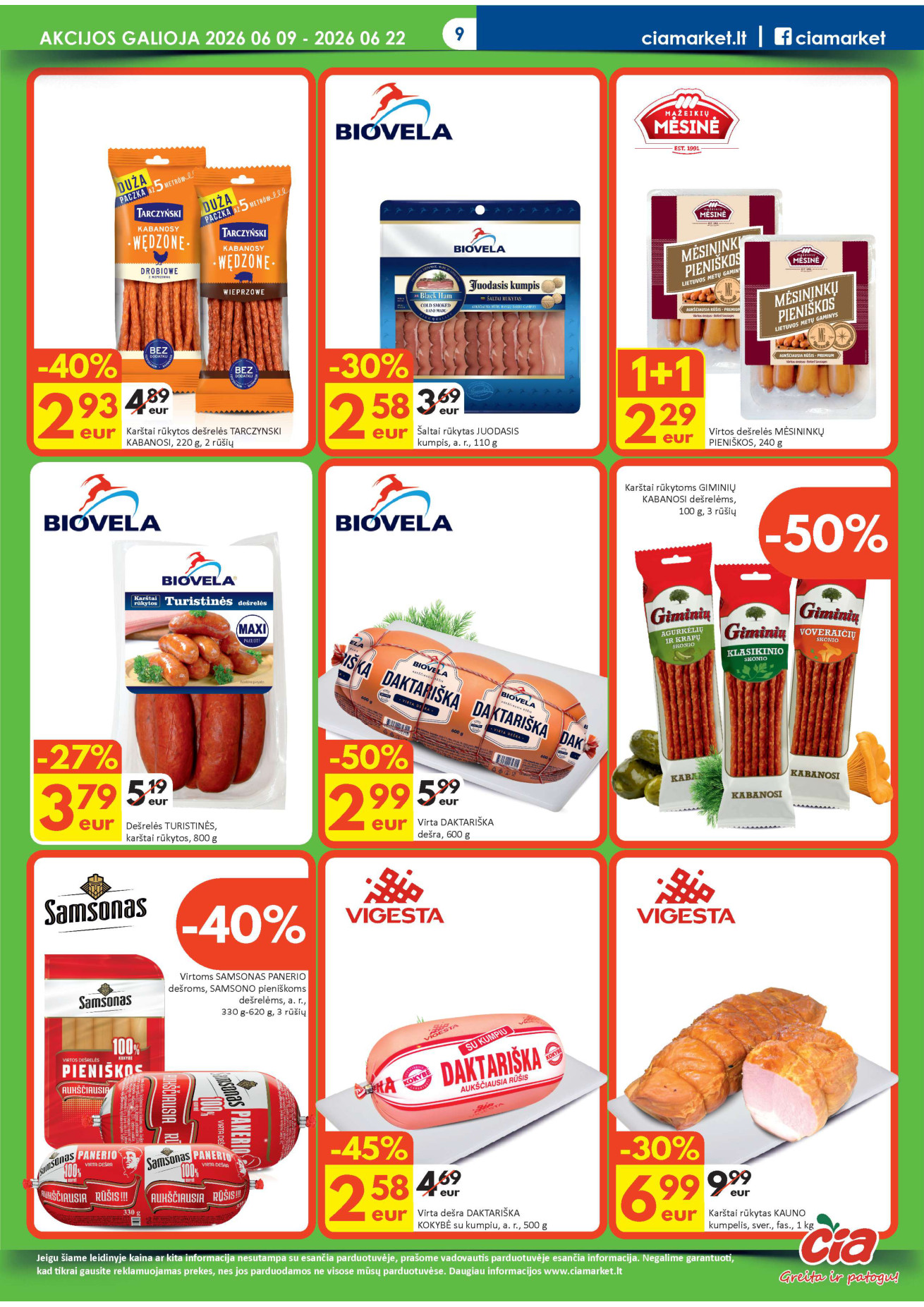 Čia Market akcijų leidinys - Birželio 09 – page 9