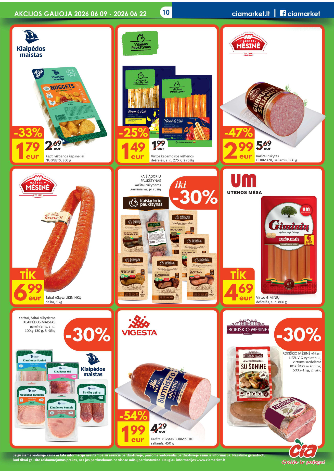 Čia Market akcijų leidinys - Birželio 09 – page 10
