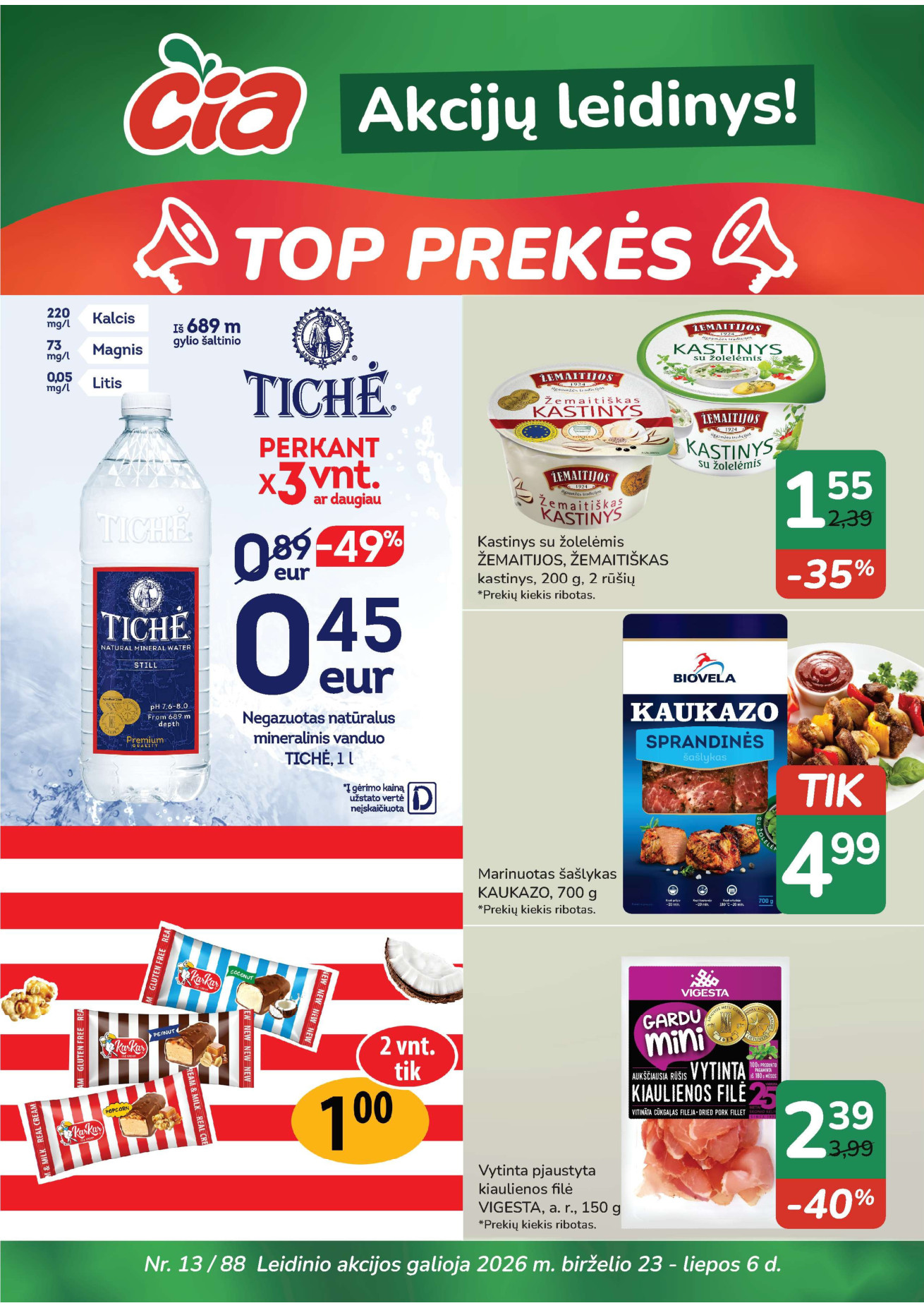 Čia Market akcijų leidinys - Birželio 23 – page 1