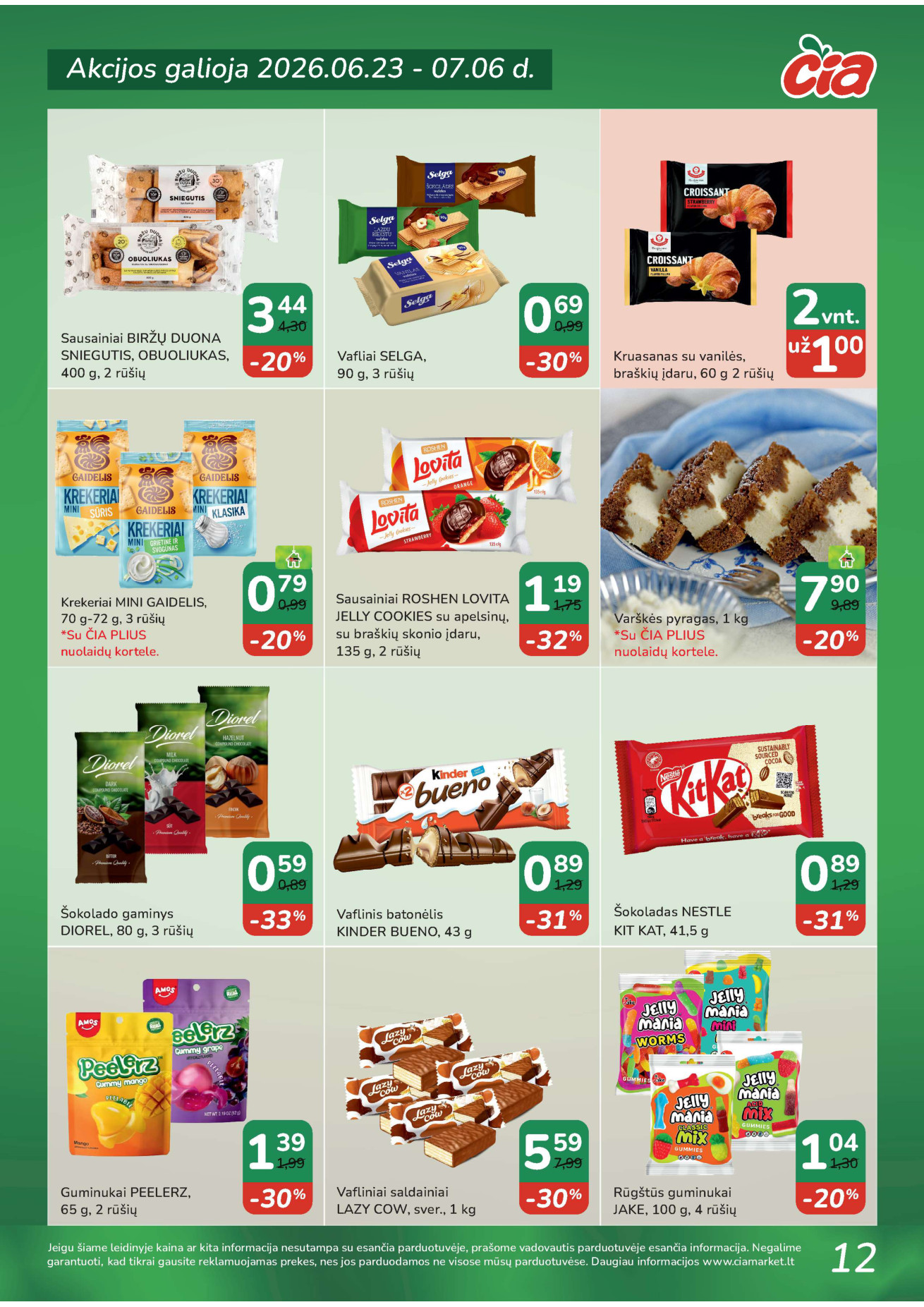 Čia Market akcijų leidinys - Birželio 23 – page 12