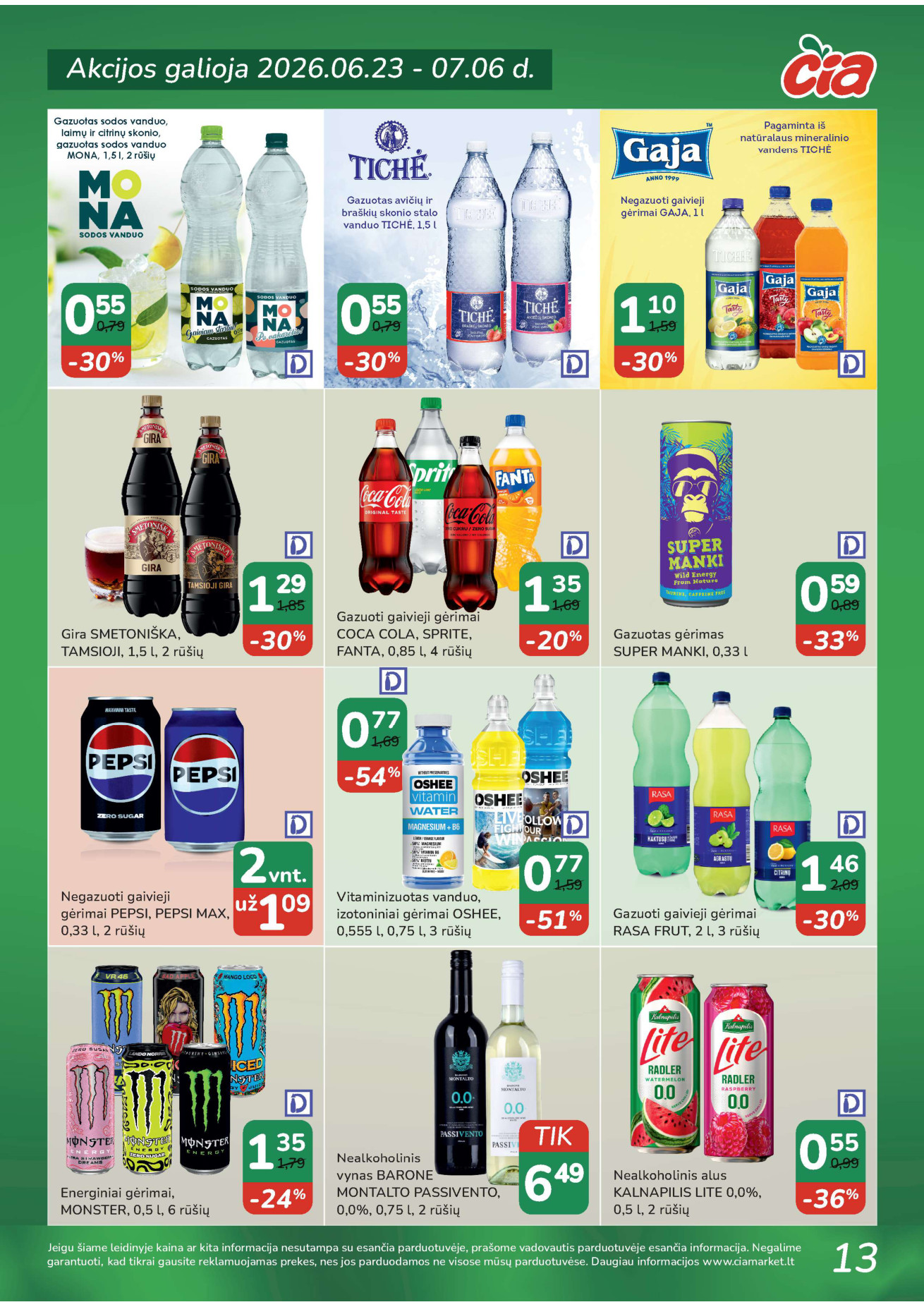 Čia Market akcijų leidinys - Birželio 23 – page 13