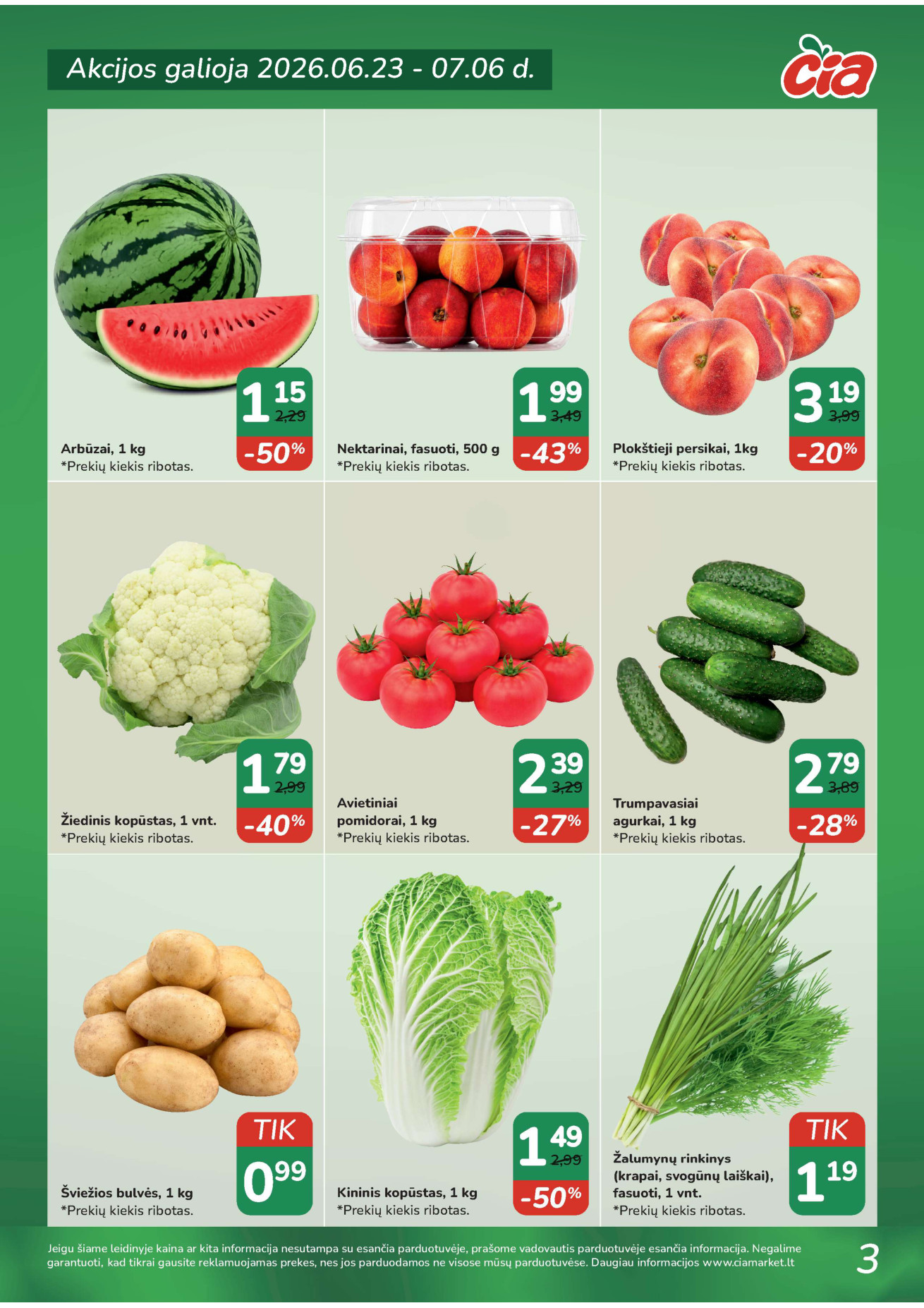 Čia Market akcijų leidinys - Birželio 23 – page 3