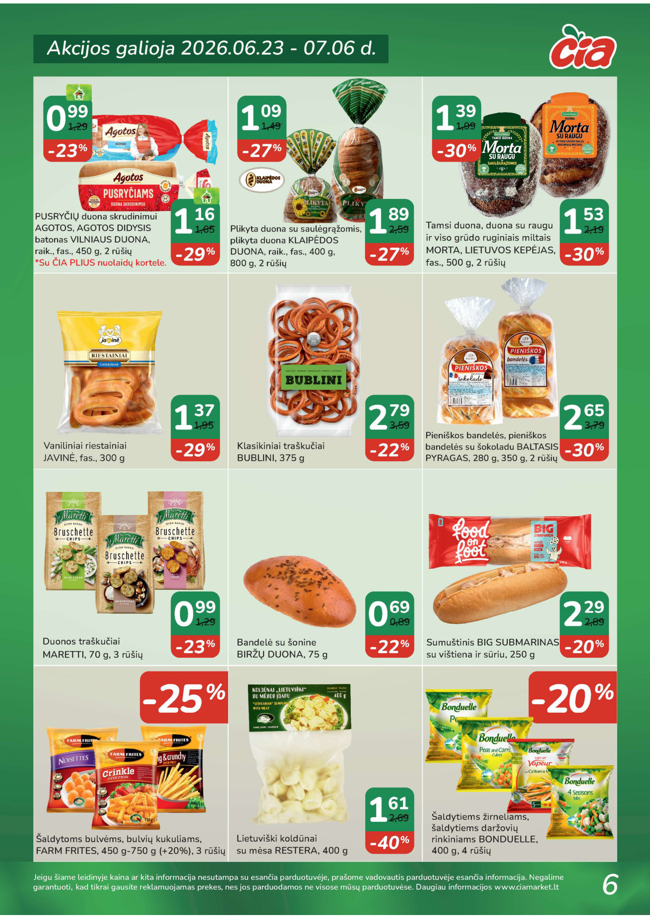 Čia Market akcijų leidinys - Birželio 23 – page 6