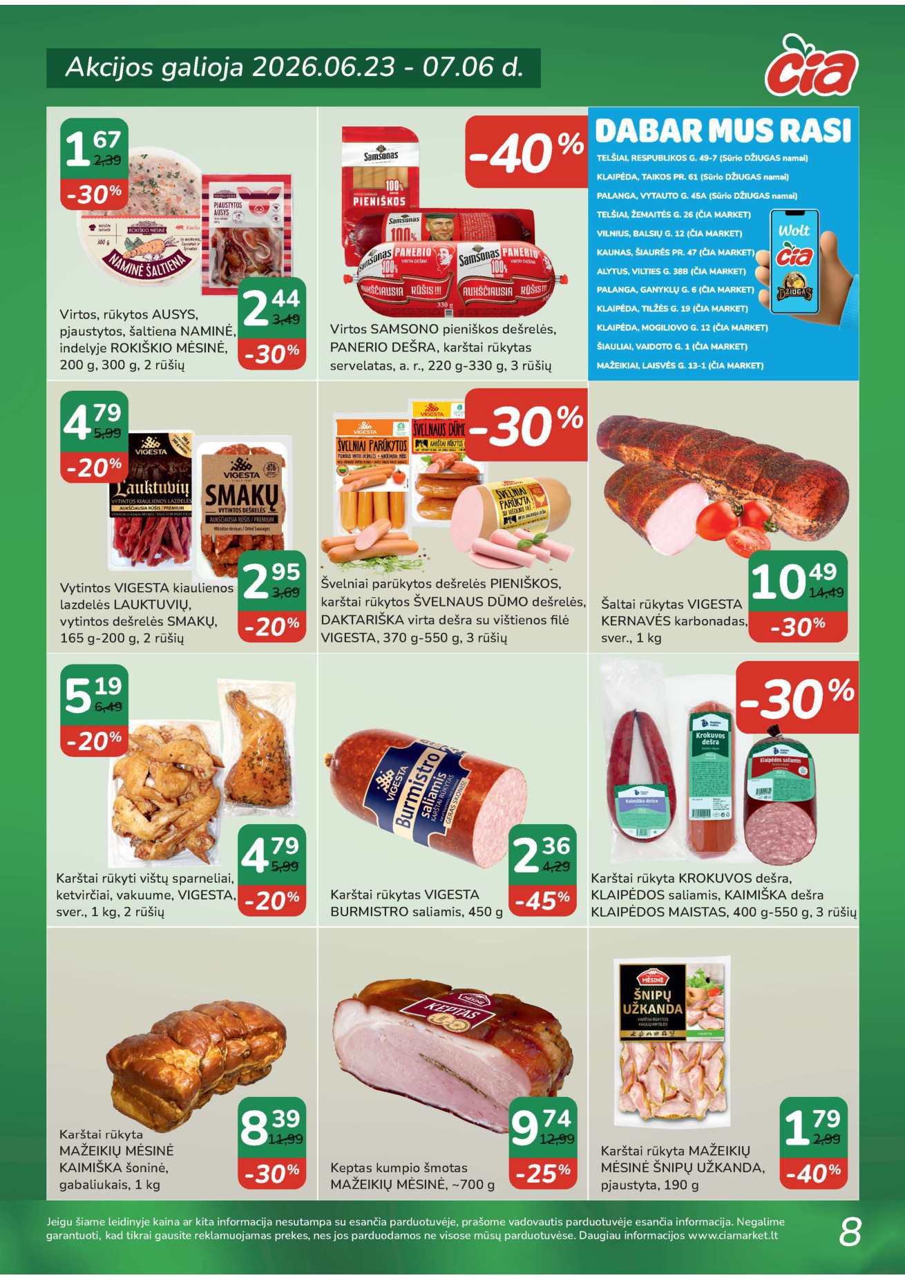 Čia Market akcijų leidinys - Birželio 23 – page 8