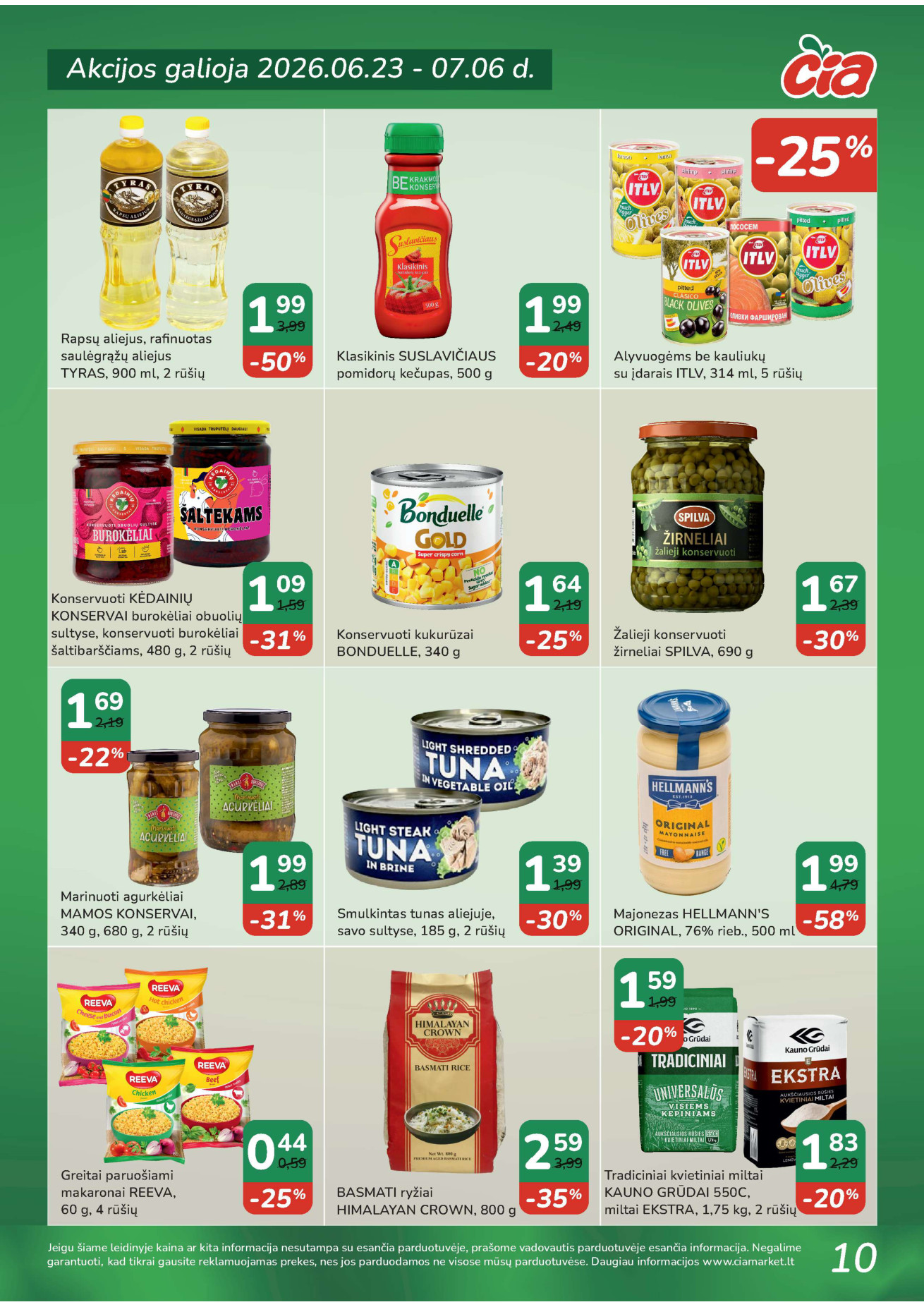 Čia Market akcijų leidinys - Birželio 23 – page 10