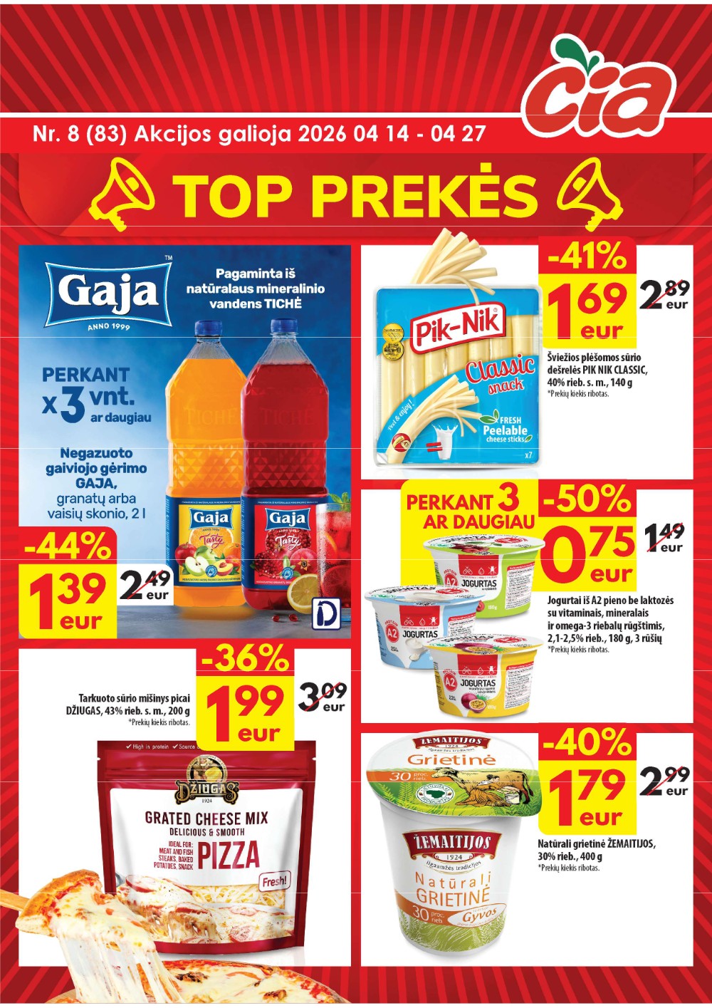 Čia Market akcijų leidinys - balandžio 14 – page 1