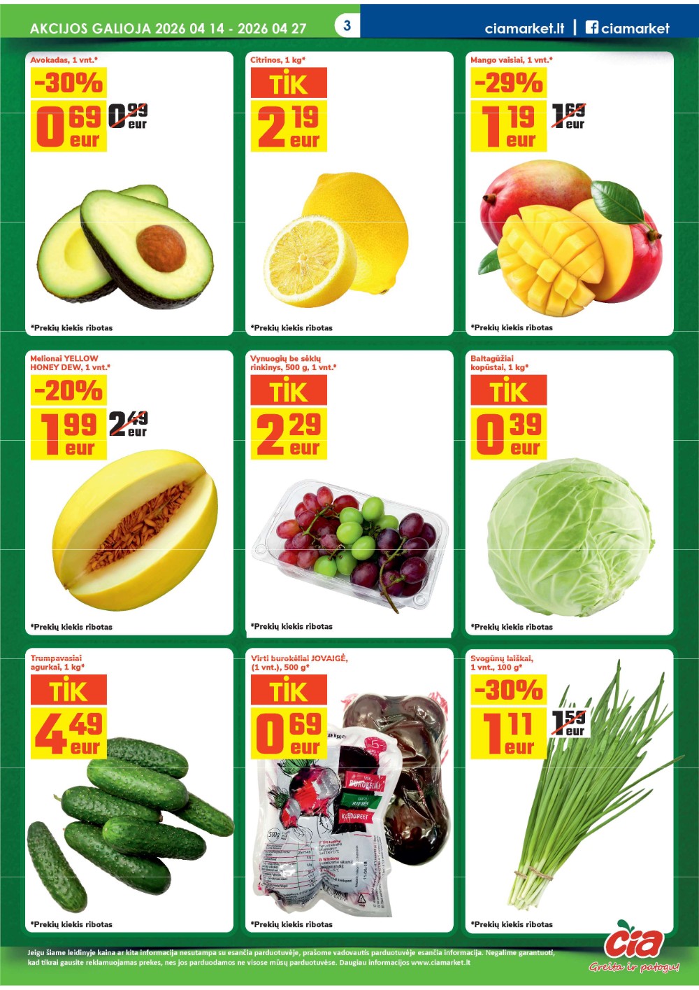 Čia Market akcijų leidinys - balandžio 14 – page 3