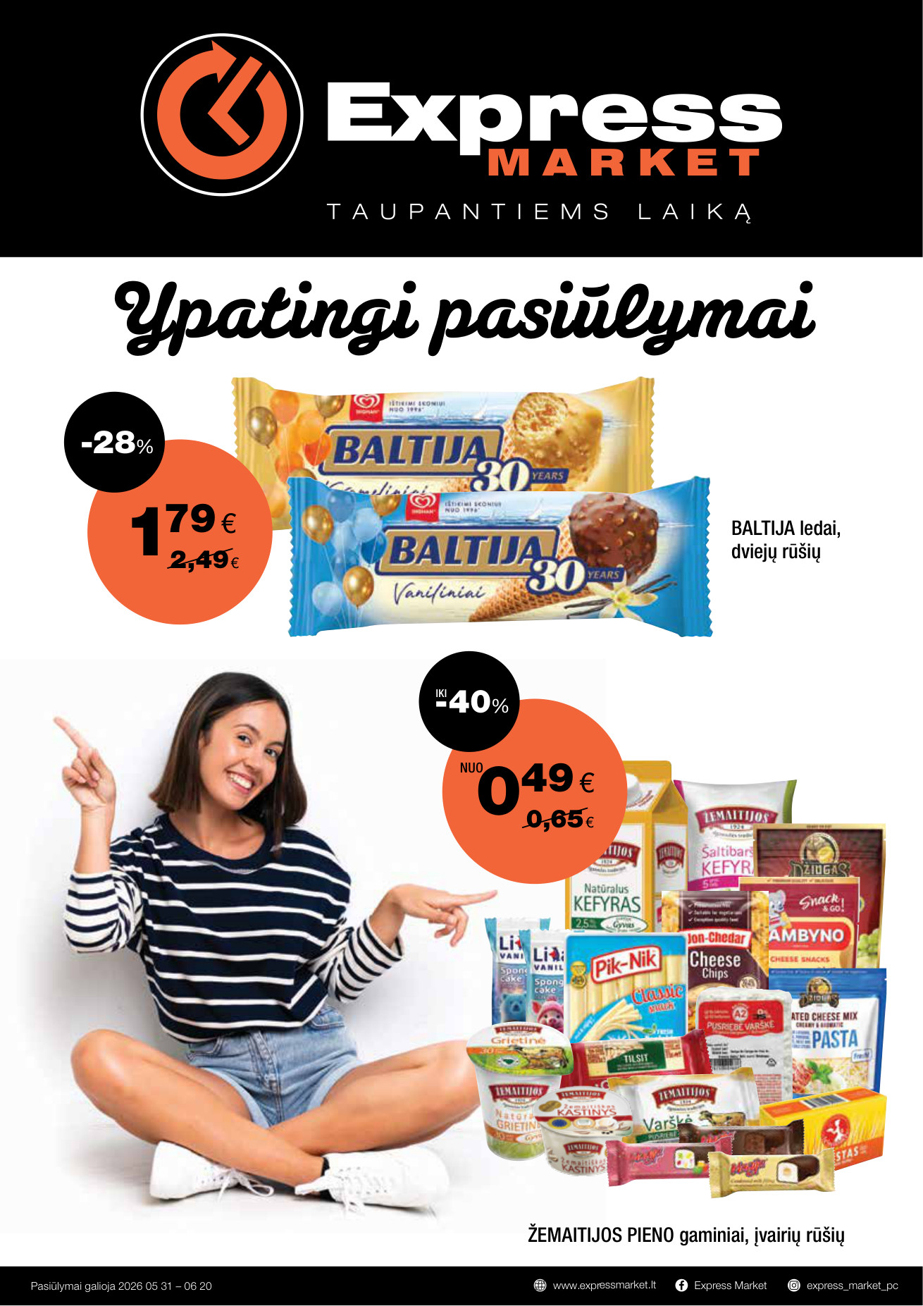 Express Market akcijų leidinys - Gegužės 31 – page 1