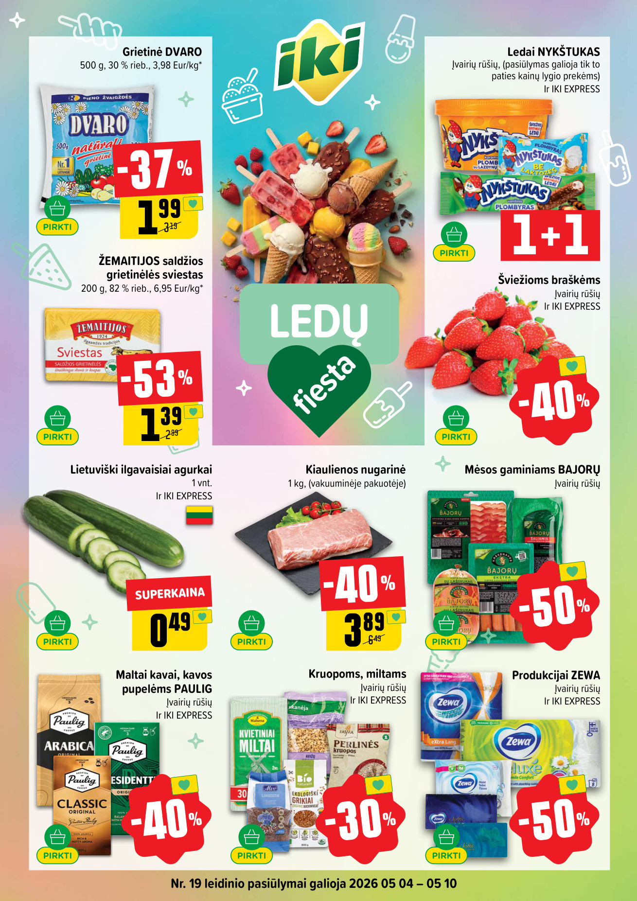 Iki savaitėlė nuo pirmadienio akcijų leidinys - gegužės 4 – page 1