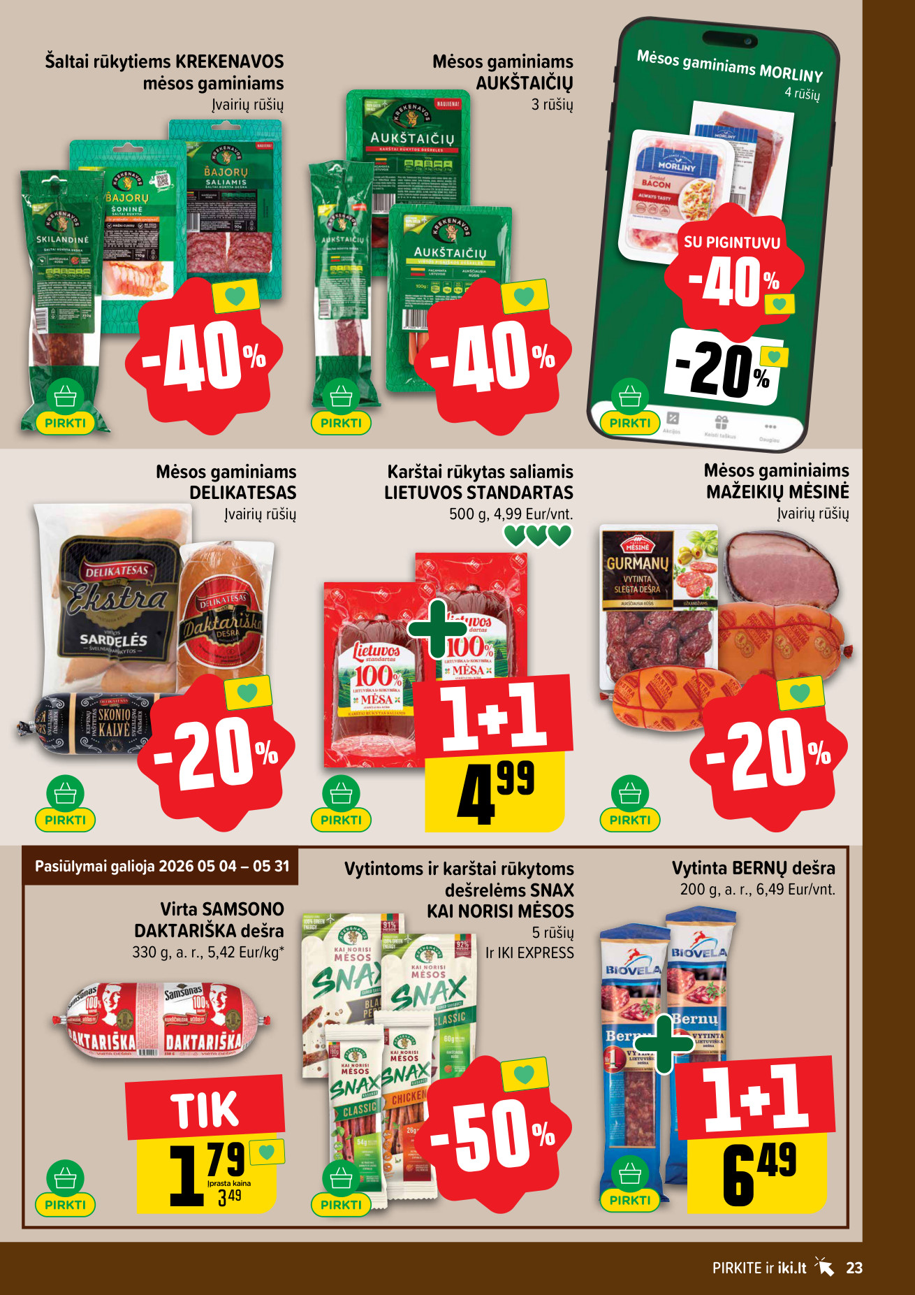 Iki savaitėlė nuo pirmadienio akcijų leidinys - gegužės 11 – page 23