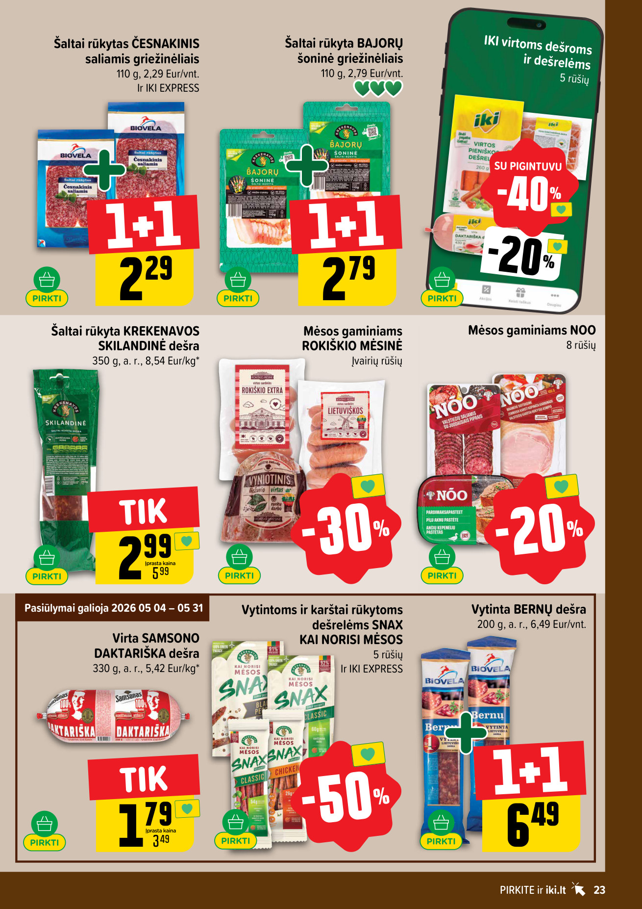 Iki savaitėlė nuo pirmadienio akcijų leidinys - gegužės 25 – page 23
