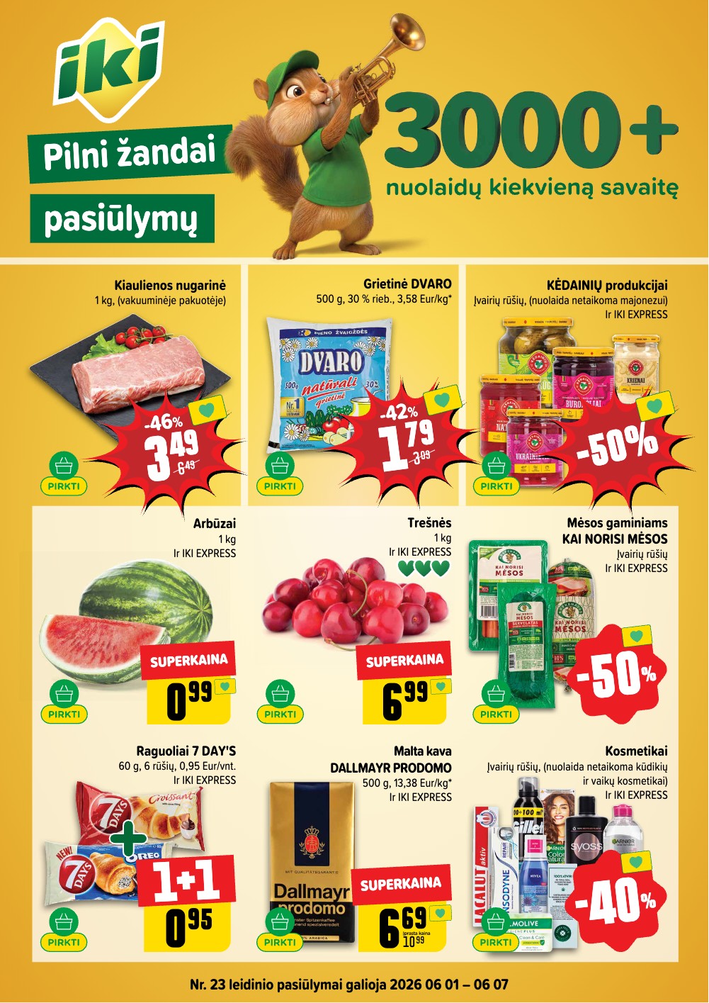 Iki savaitėlė nuo pirmadienio akcijų leidinys - Birželio 1 – page 1