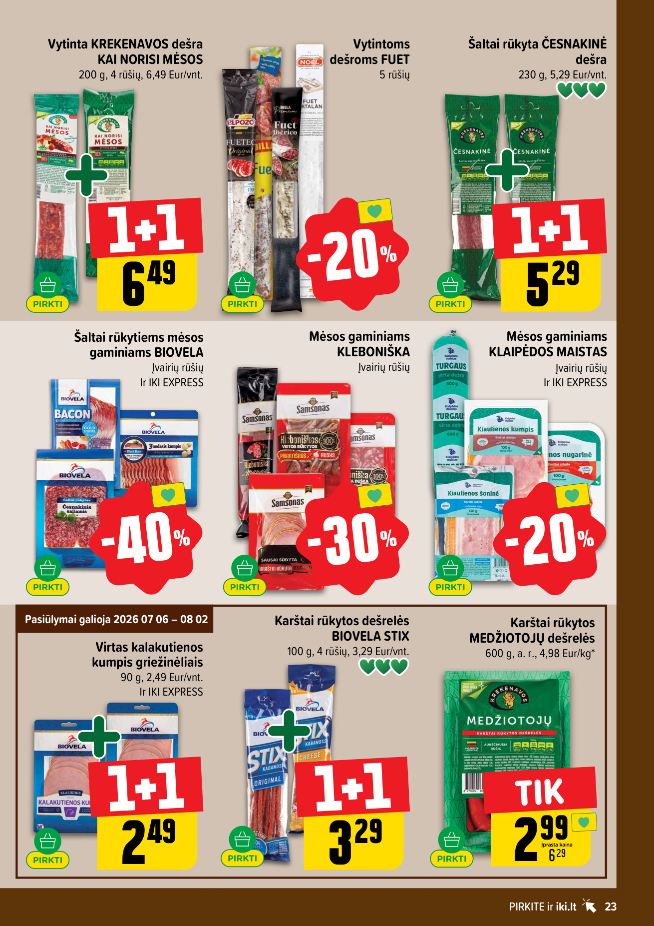 Iki savaitėlė nuo pirmadienio akcijų leidinys - Liepos 6 – page 23