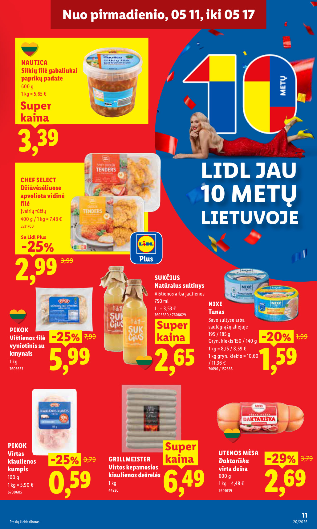 Lidl akcijų leidinys - gegužės 11 – page 11