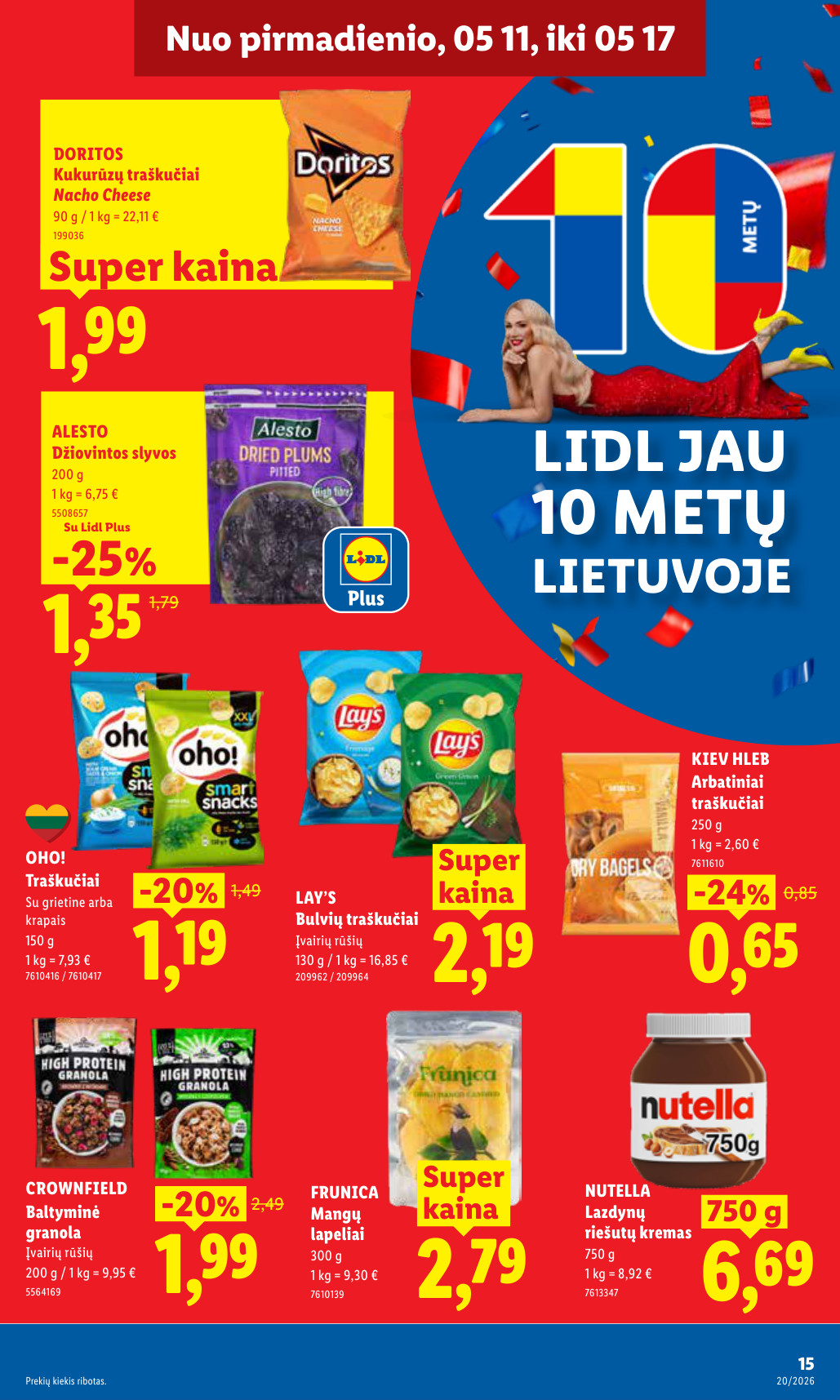Lidl akcijų leidinys - gegužės 11 – page 15