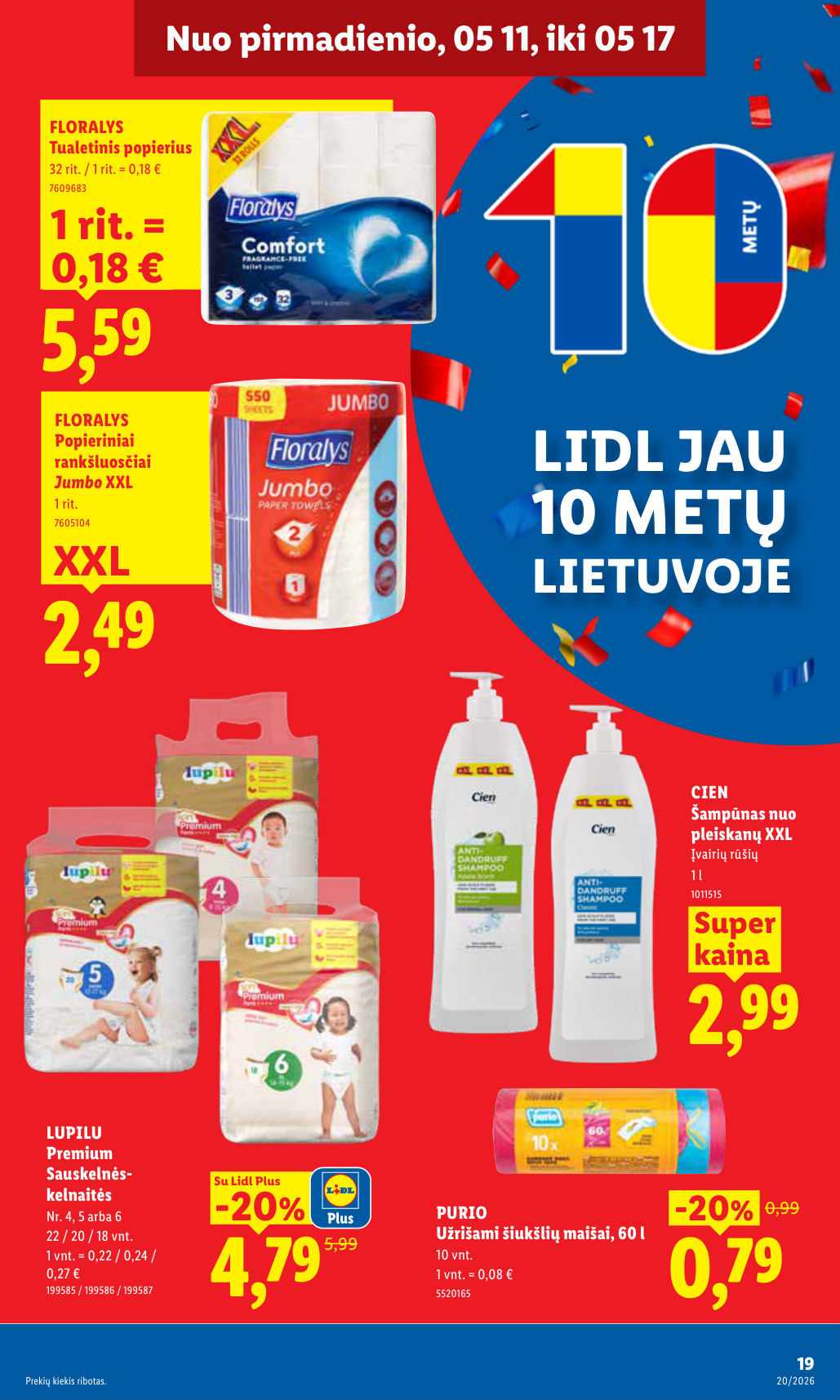 Lidl akcijų leidinys - gegužės 11 – page 19