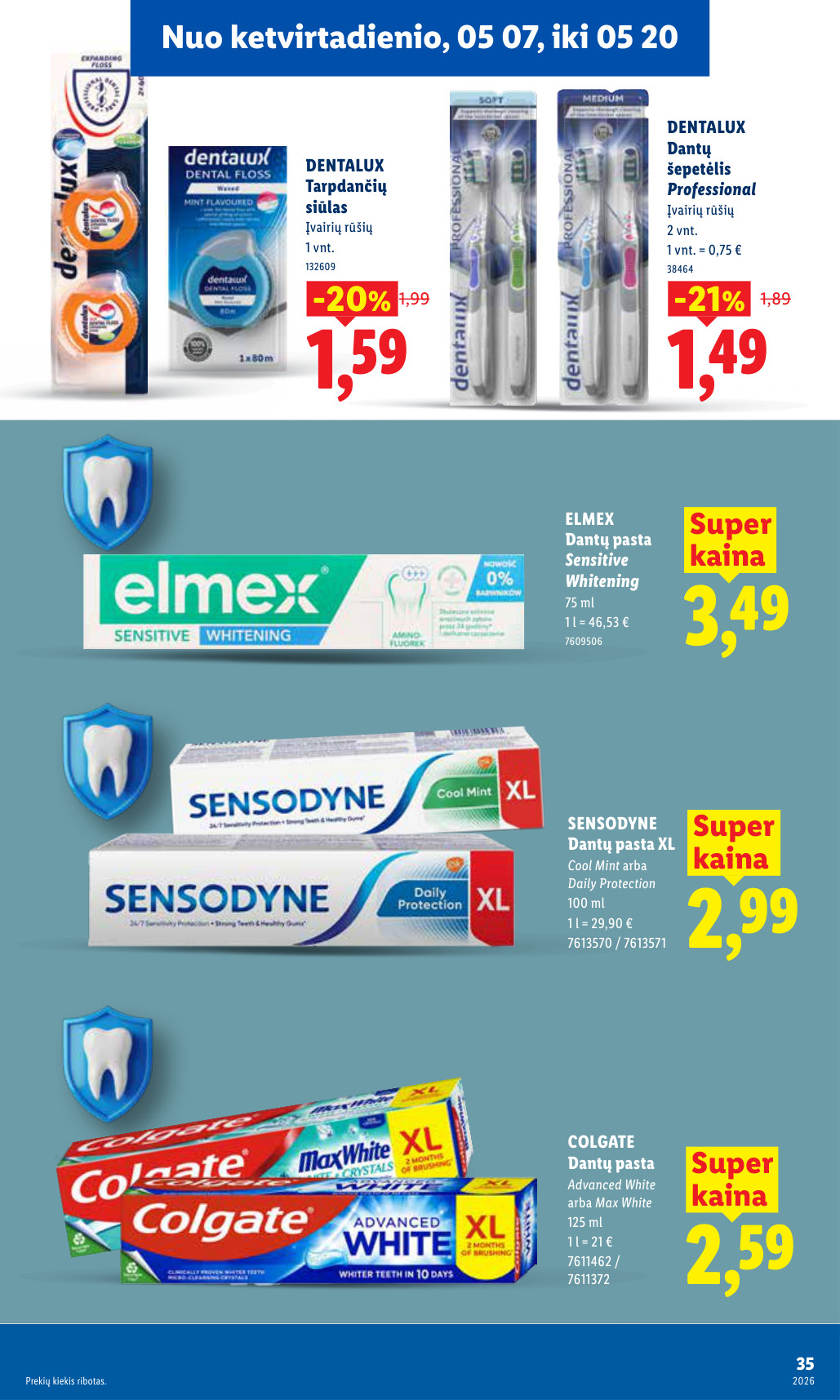 Lidl akcijų leidinys - gegužės 11 – page 35