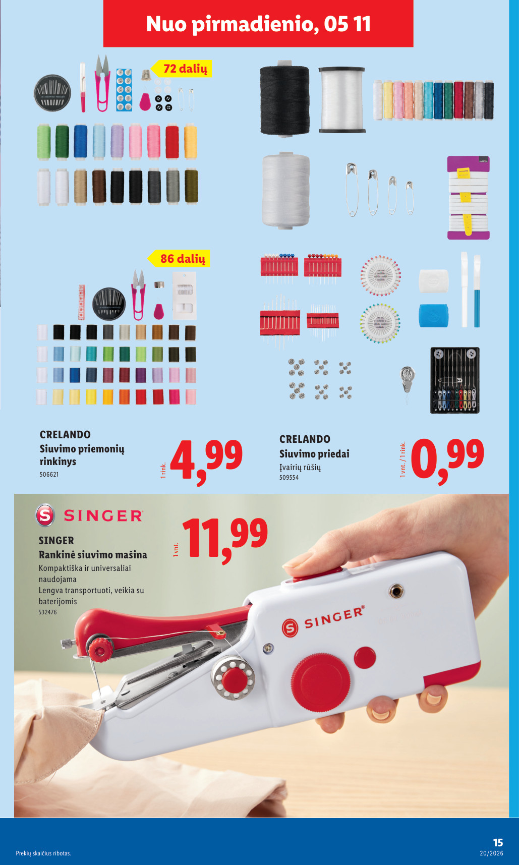 Lidl akcijų leidinys ne maisto - gegužės 11 – page 15
