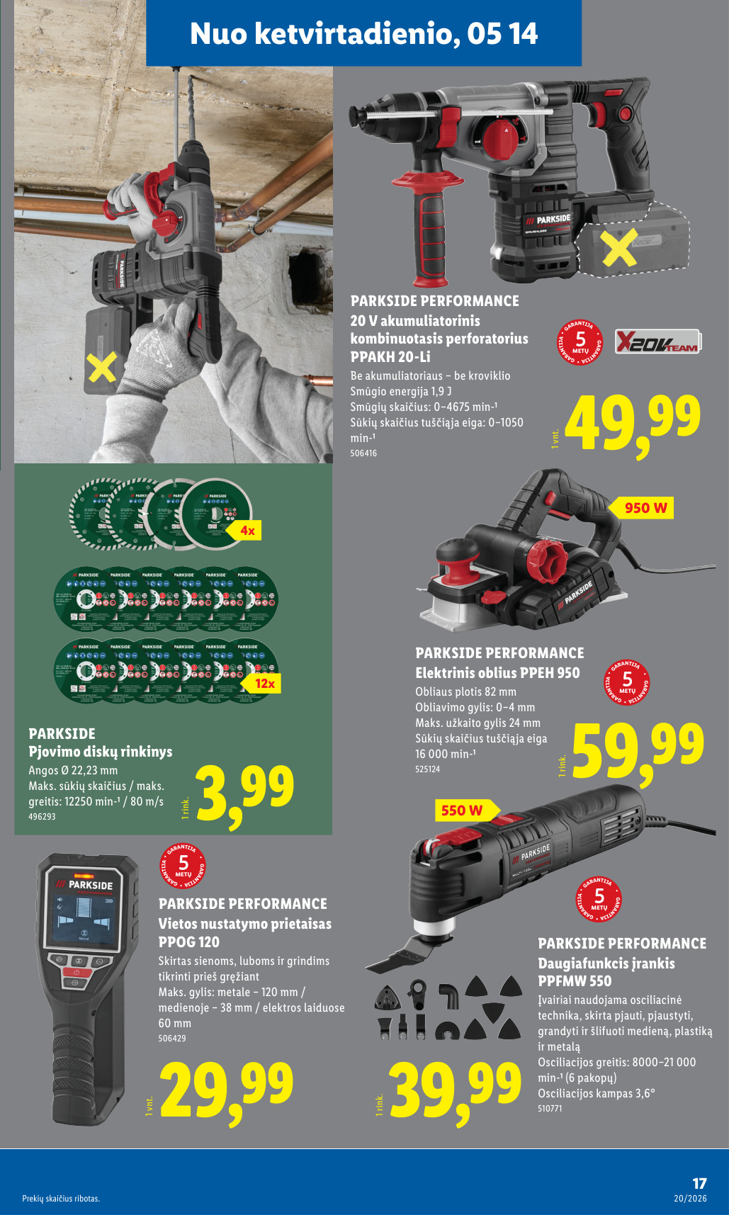 Lidl akcijų leidinys ne maisto - gegužės 11 – page 17