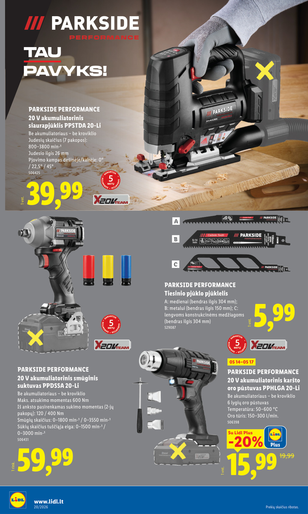 Lidl akcijų leidinys ne maisto - gegužės 11 – page 18