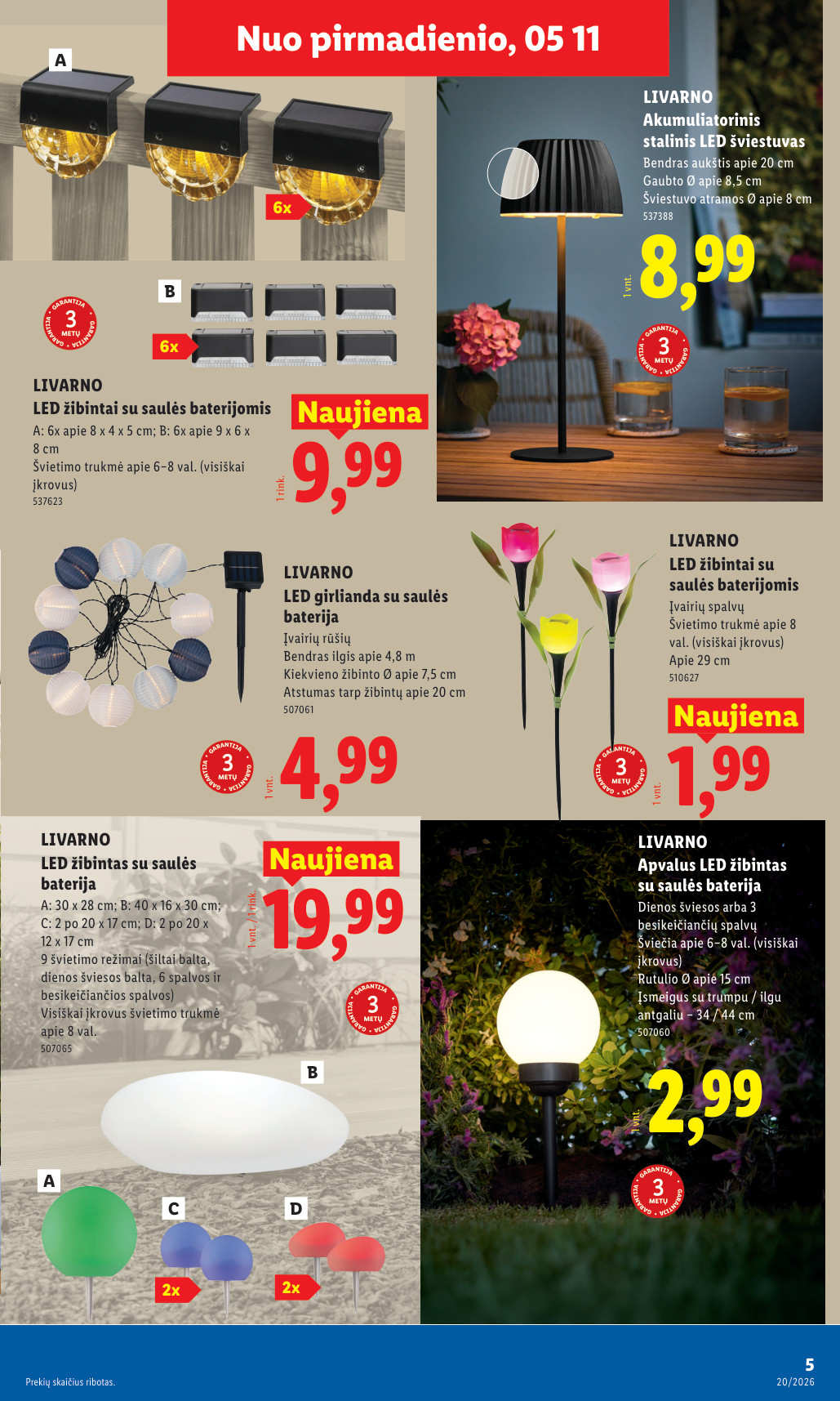 Lidl akcijų leidinys ne maisto - gegužės 11 – page 5