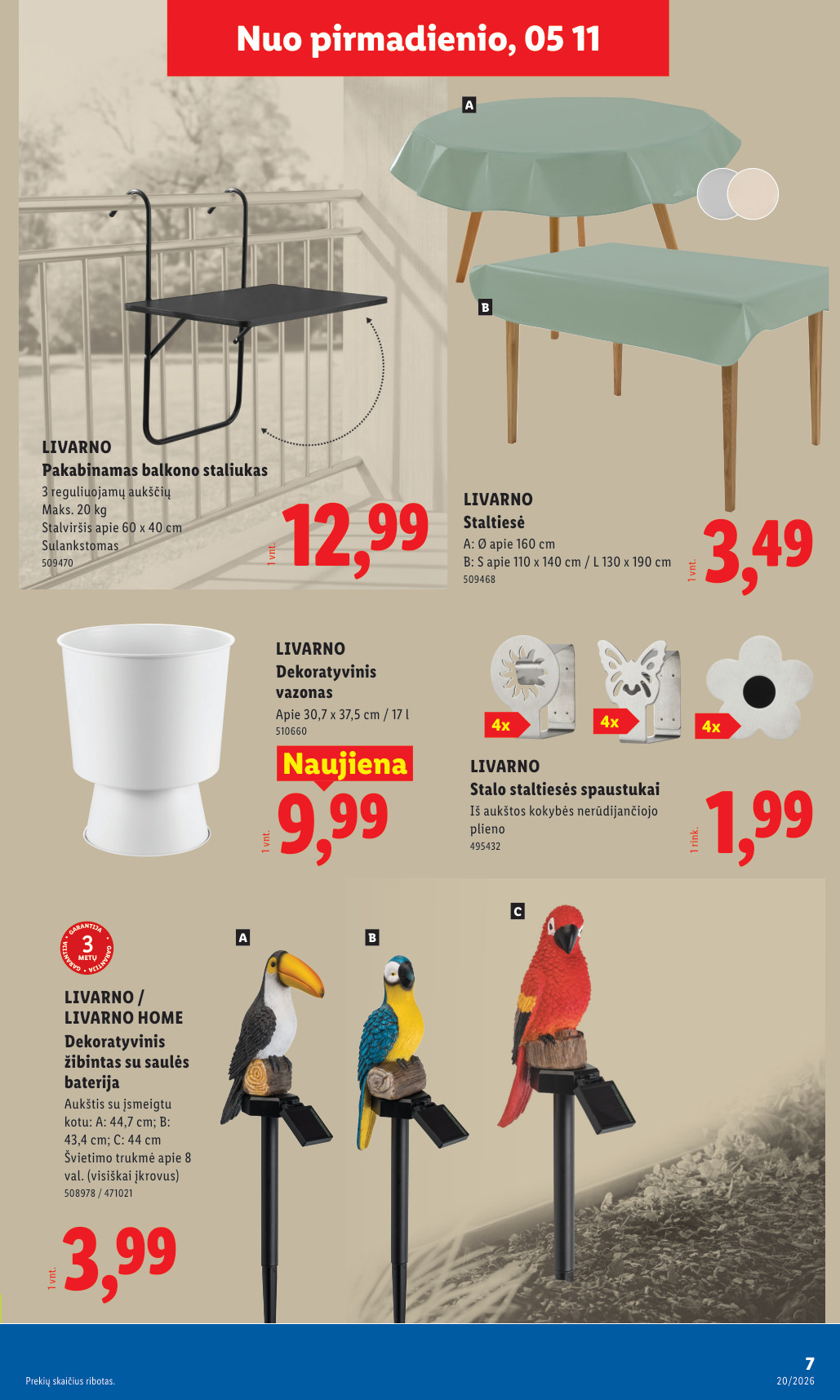 Lidl akcijų leidinys ne maisto - gegužės 11 – page 7