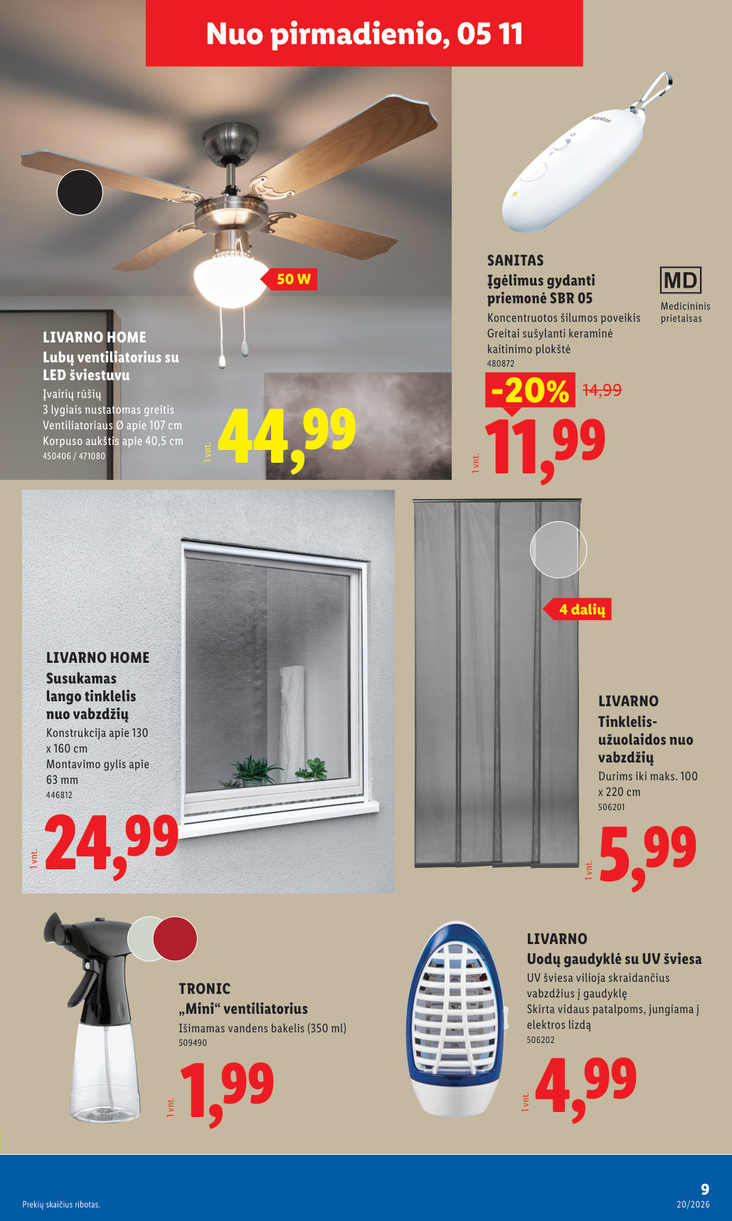 Lidl akcijų leidinys ne maisto - gegužės 11 – page 9