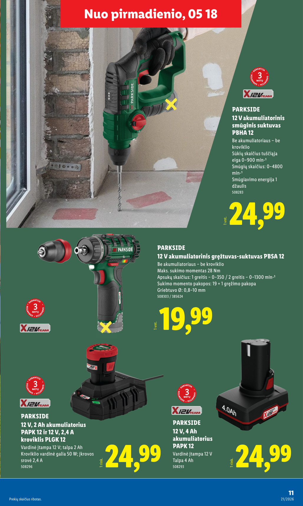 Lidl akcijų leidinys ne maisto - gegužės 18 – page 11