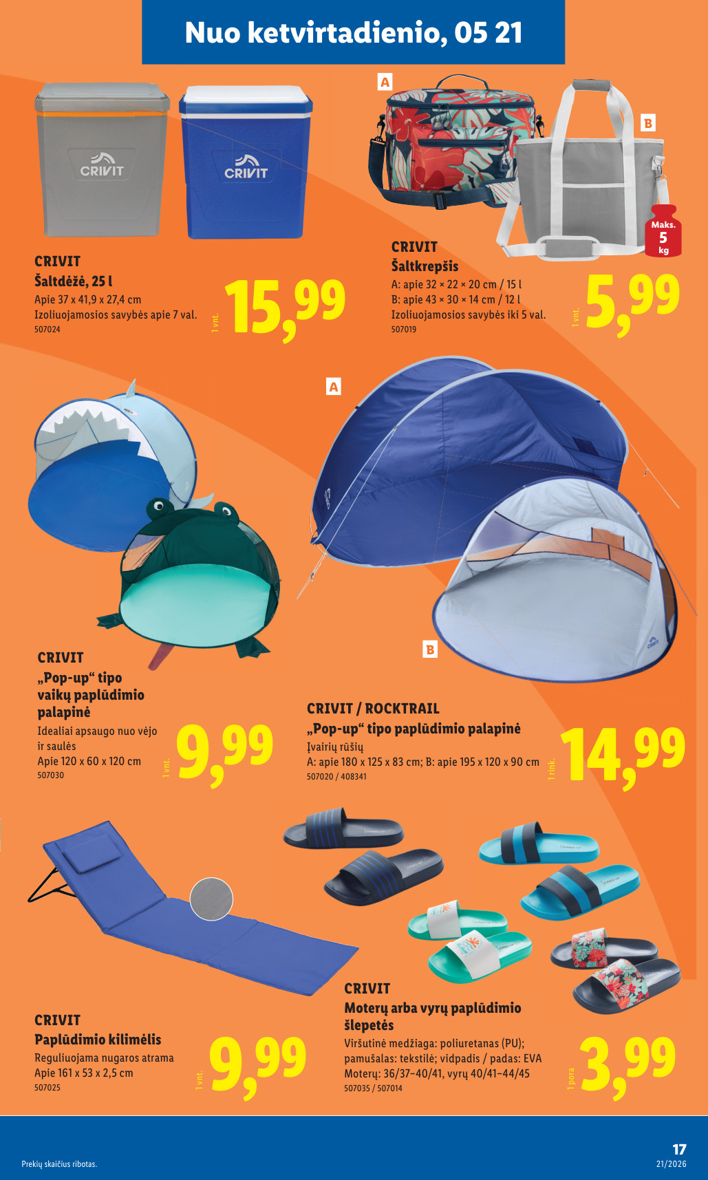 Lidl akcijų leidinys ne maisto - gegužės 18 – page 17