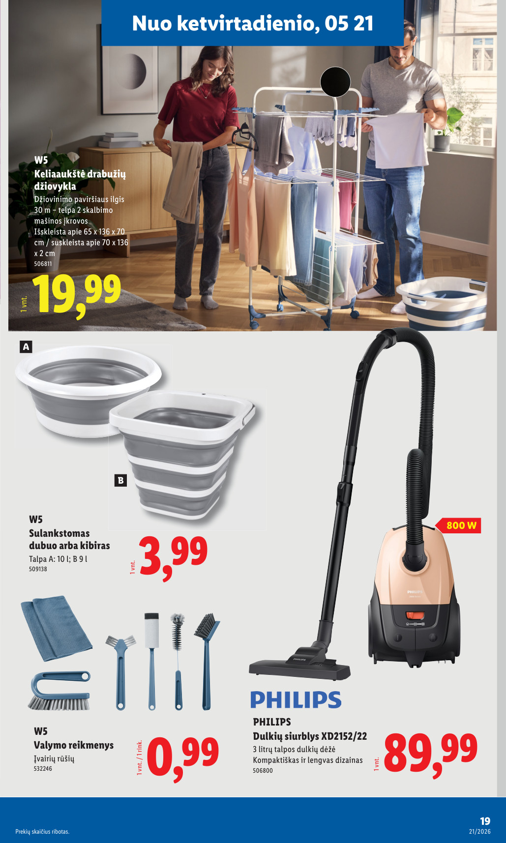 Lidl akcijų leidinys ne maisto - gegužės 18 – page 19