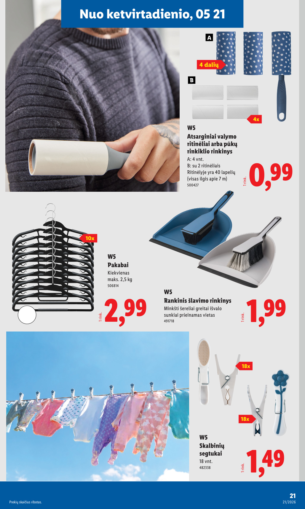 Lidl akcijų leidinys ne maisto - gegužės 18 – page 21