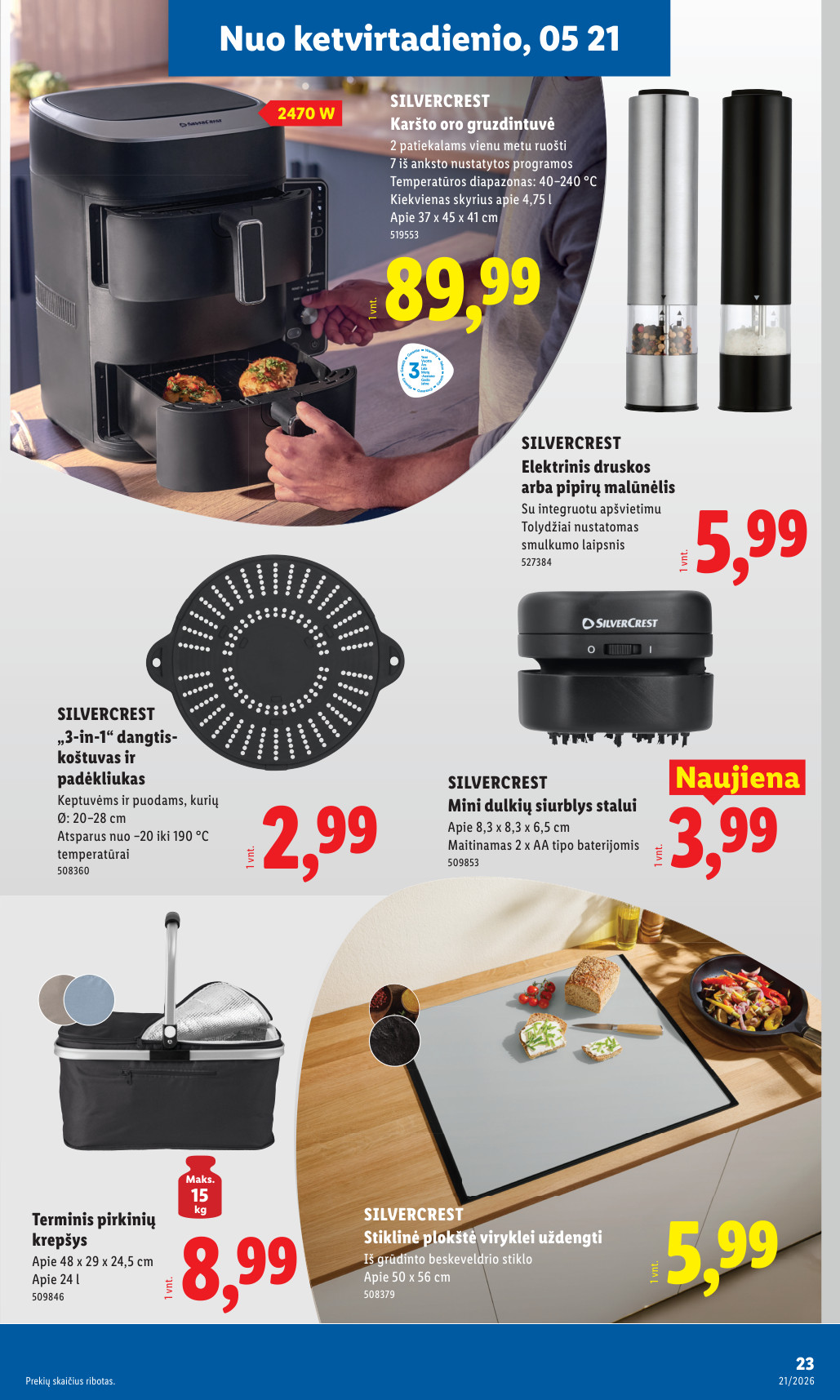 Lidl akcijų leidinys ne maisto - gegužės 18 – page 23