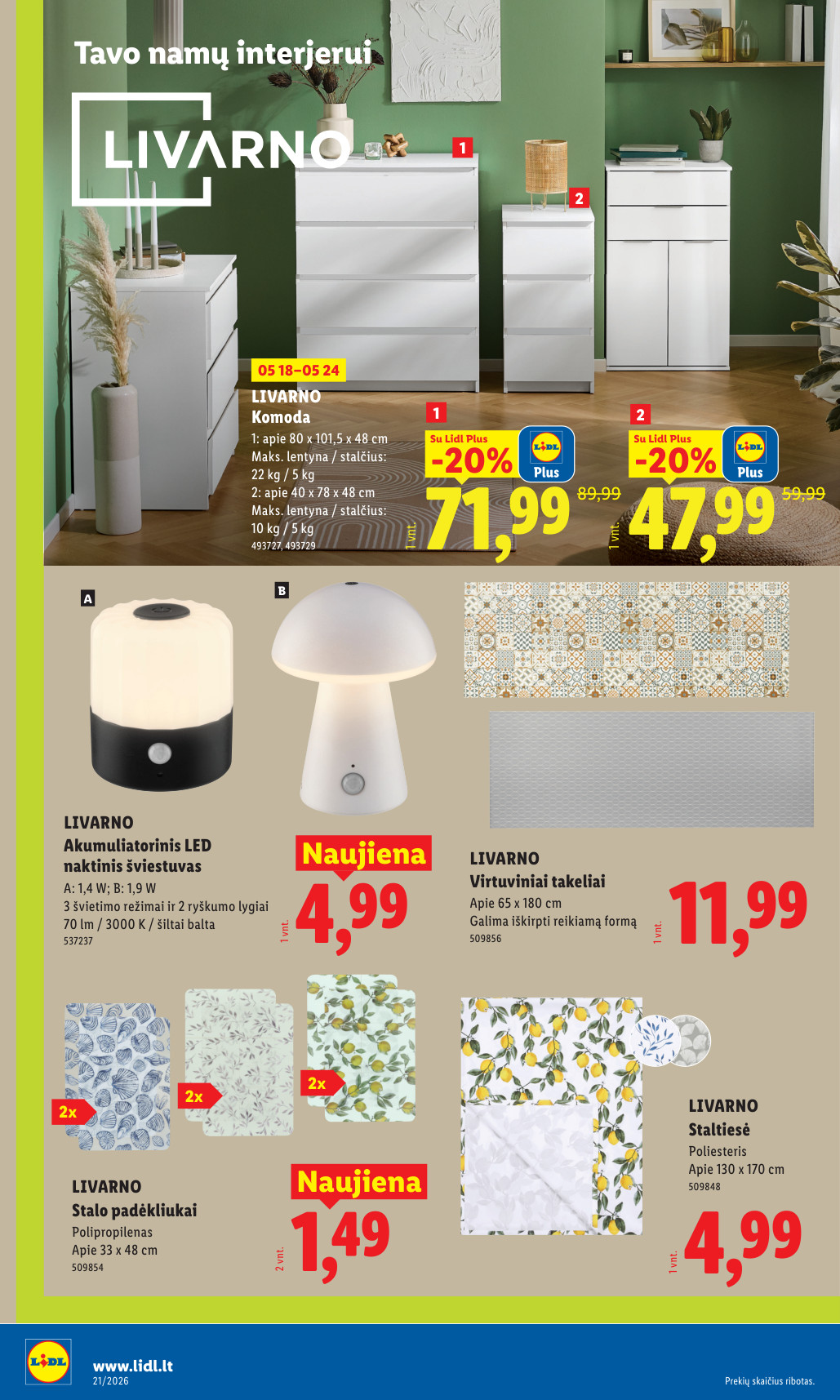 Lidl akcijų leidinys ne maisto - gegužės 18 – page 6